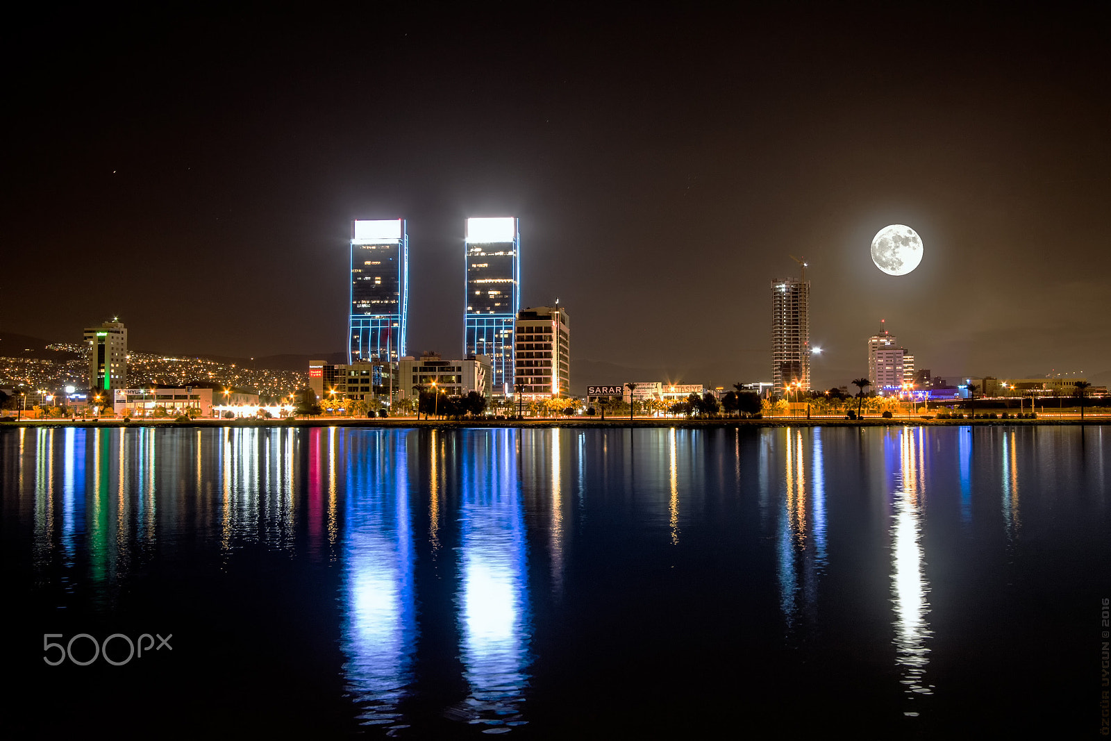Canon EF-S 10-22mm F3.5-4.5 USM sample photo. Super moon - İzmir/türkiye photography