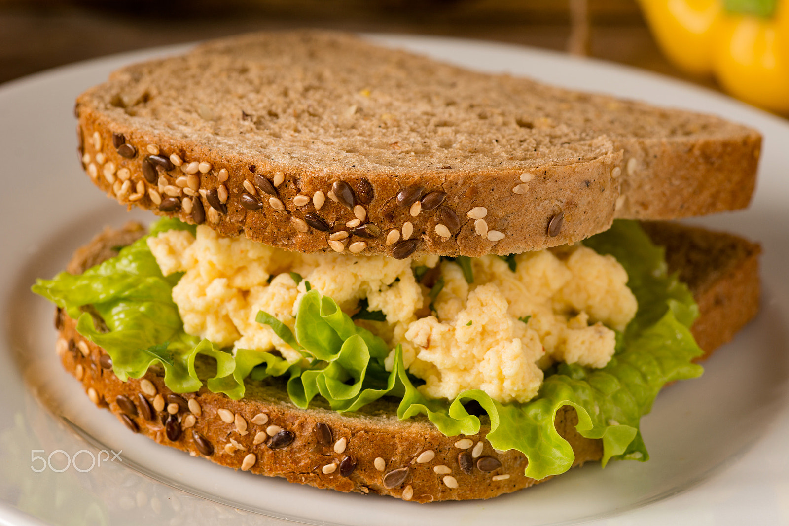 Nikon D7100 sample photo. Egg salad sandwich photography