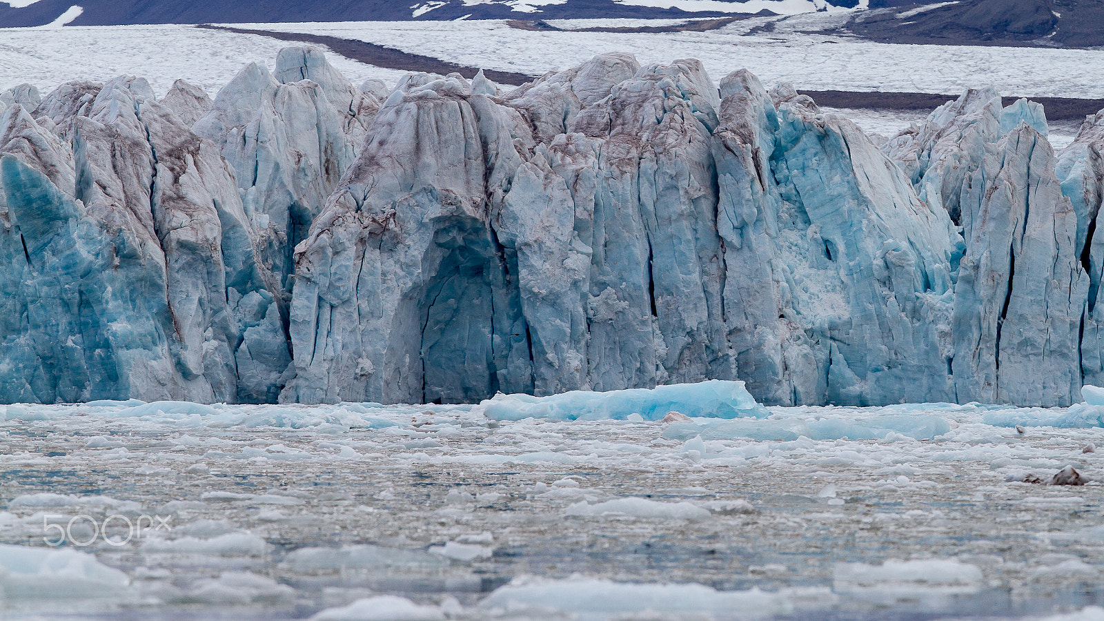 Canon EOS 7D + Canon EF 300mm F2.8L IS USM sample photo. Glacier in svalbard, norway photography
