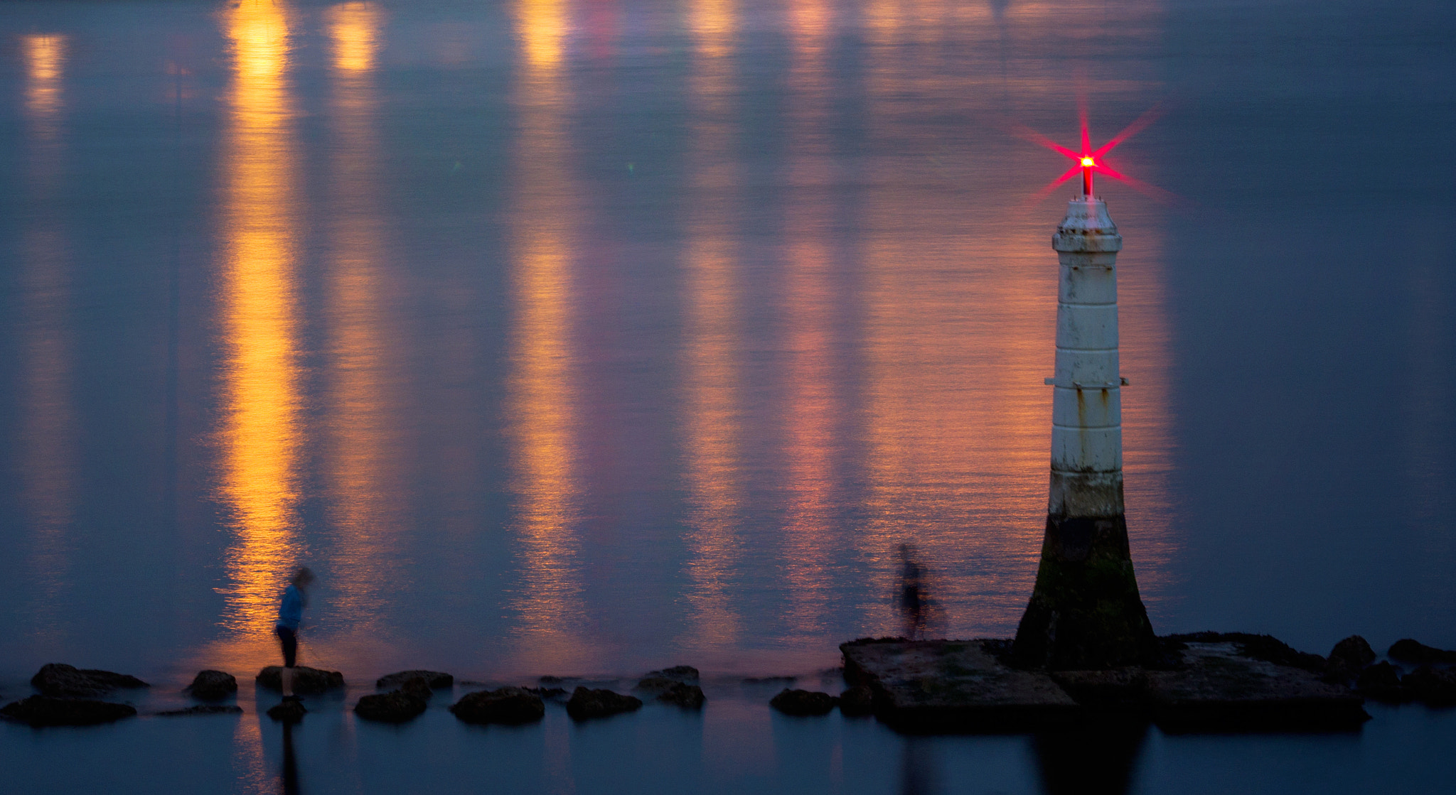 Pentax K-3 sample photo. Evening harbour light photography