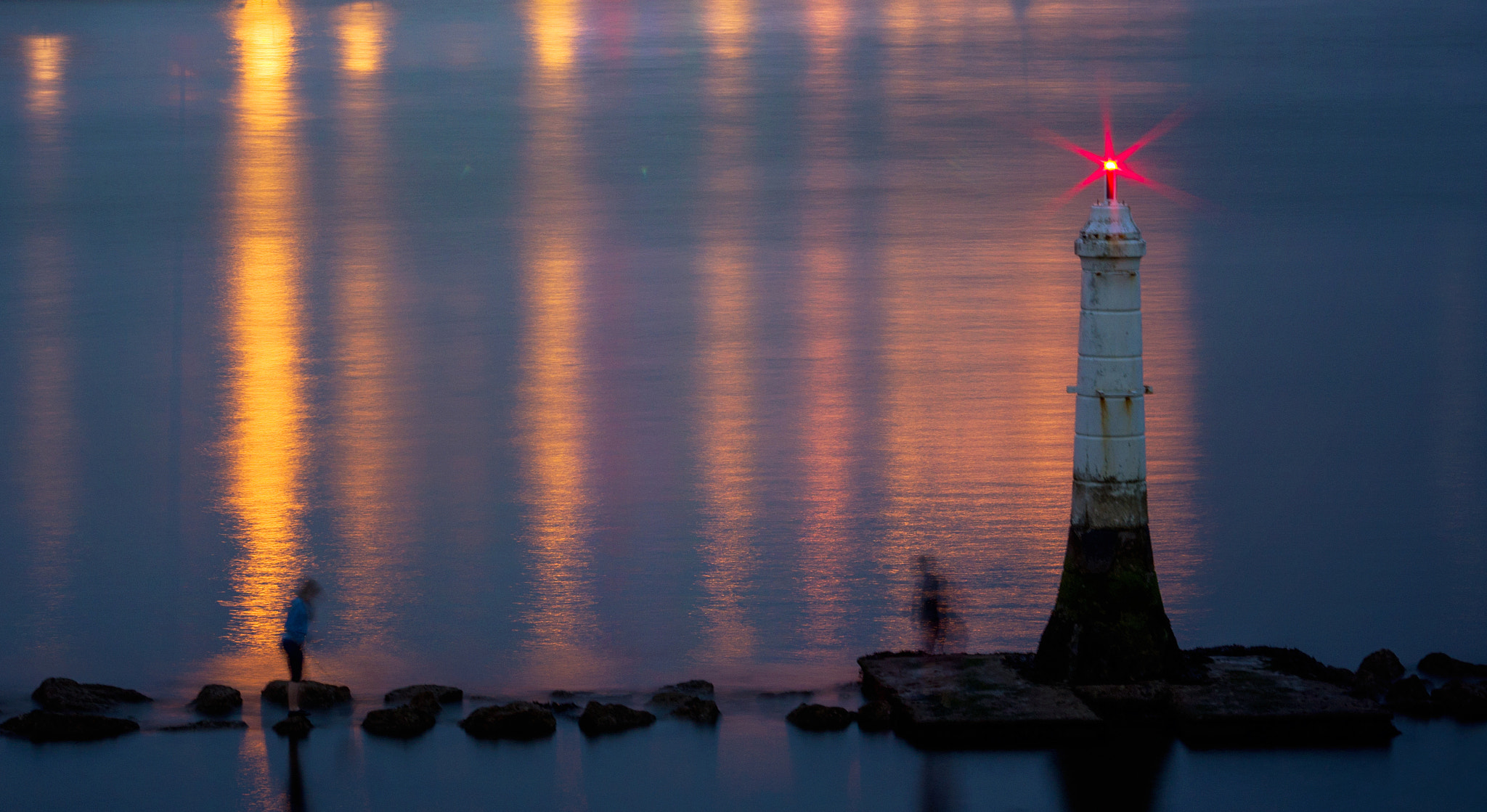 Pentax K-3 + A Series Lens sample photo. Evening harbour light photography