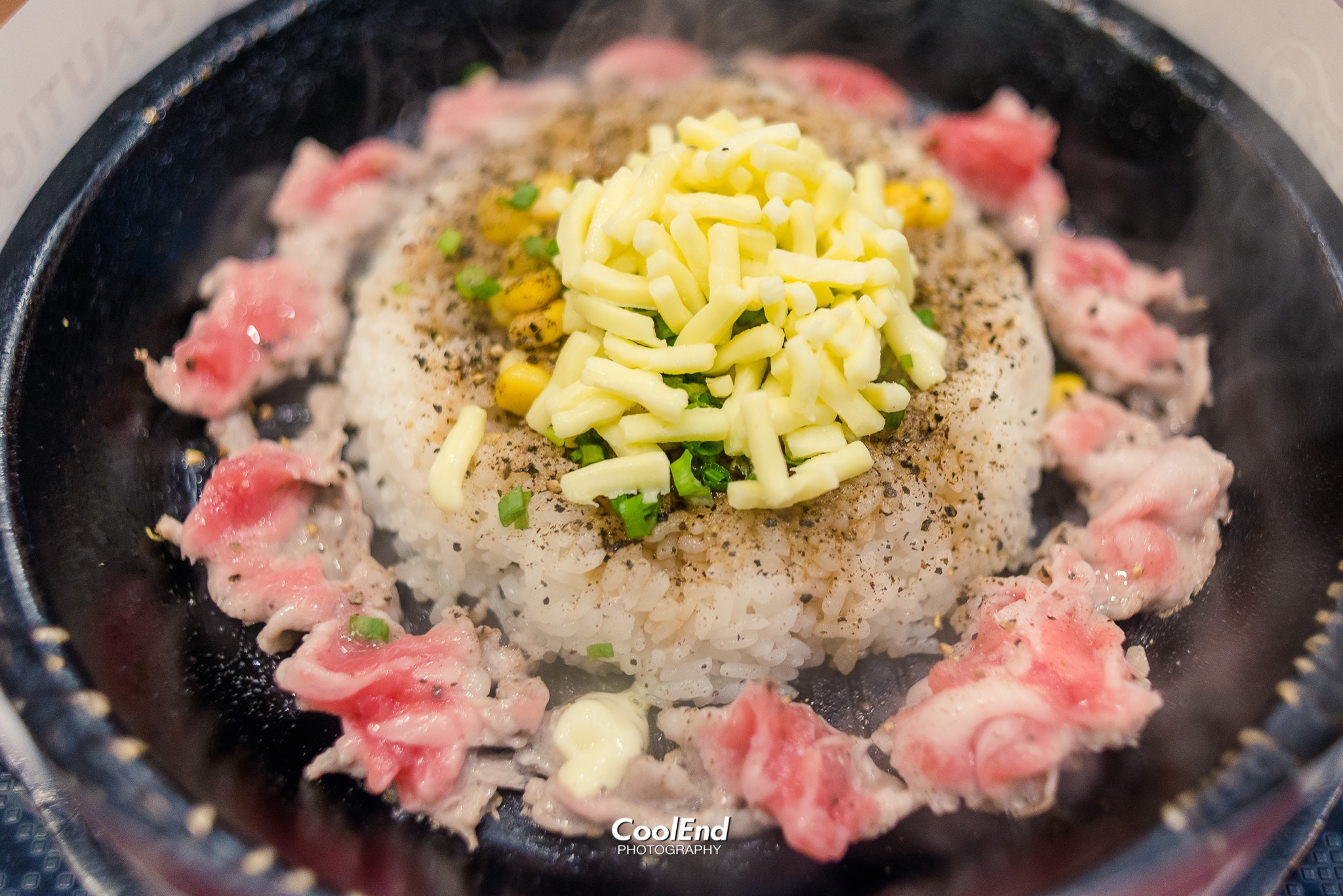 Nikon D600 + Nikon AF Nikkor 35mm F2D sample photo. Pepper lunch - pork set with extra cheese photography