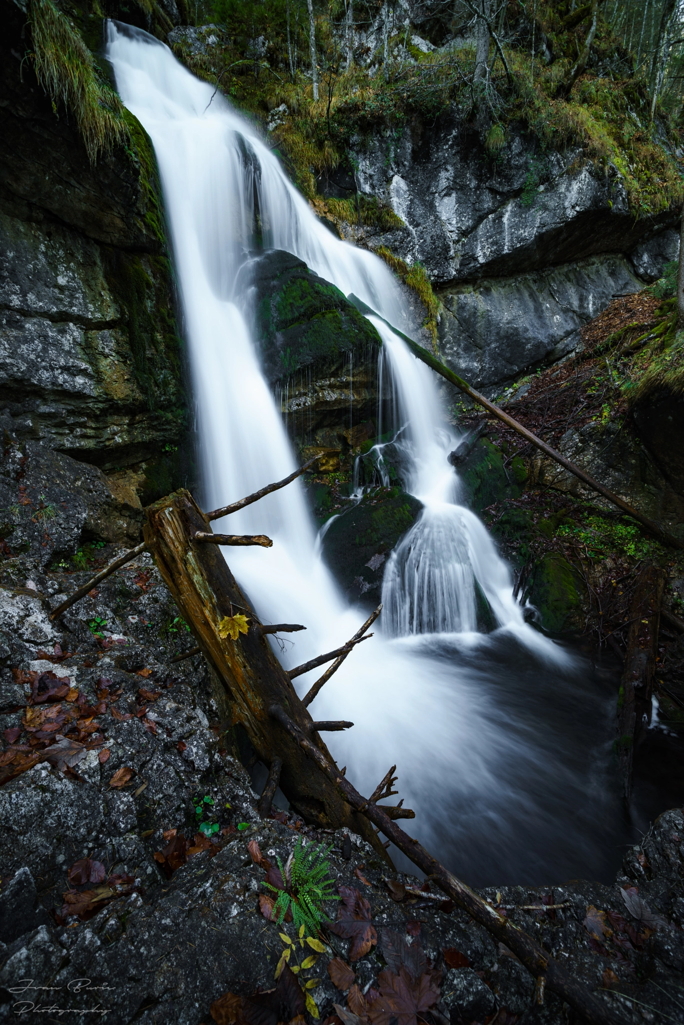 Sony a7R sample photo. Schreinbacher waterfall photography