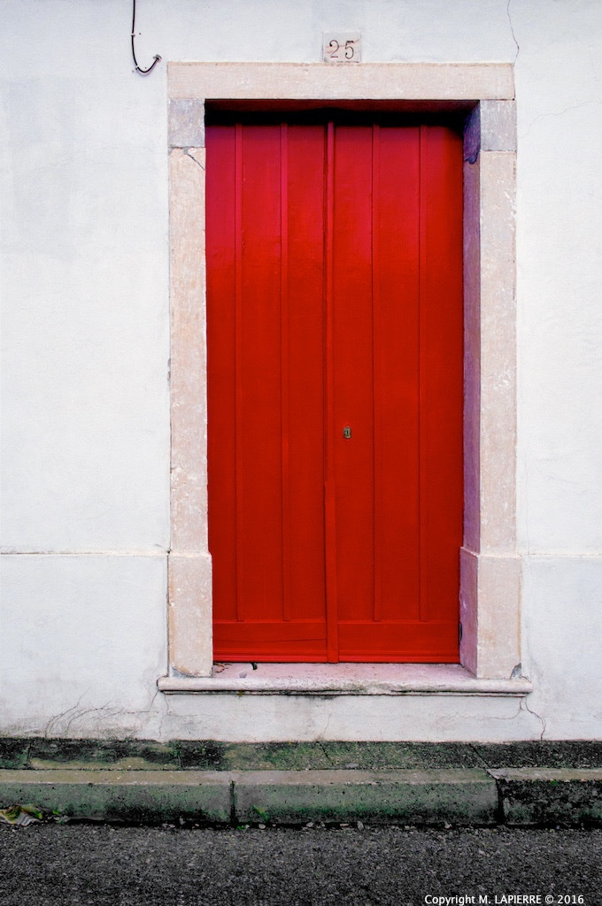 Nikon D3200 sample photo. Red door photography