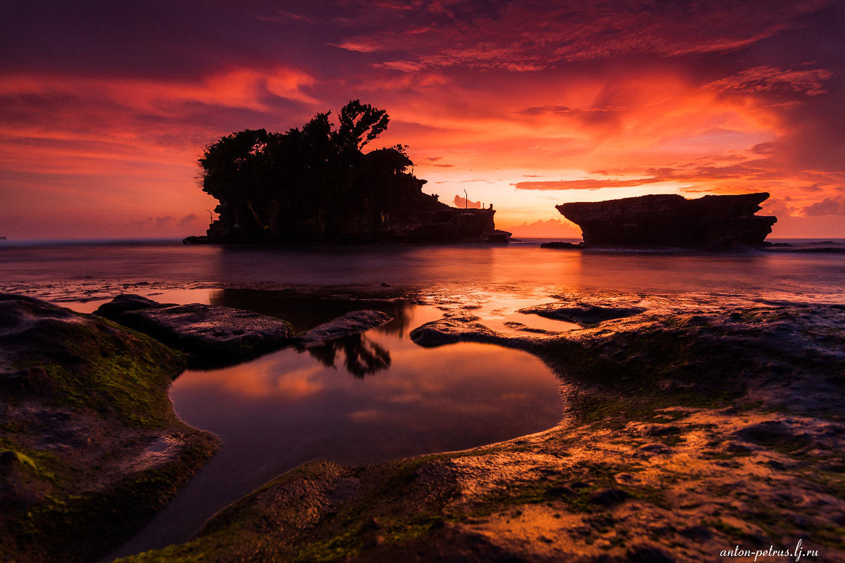 Canon EF-S 17-85mm F4-5.6 IS USM sample photo. Tanah lot temple, bali photography
