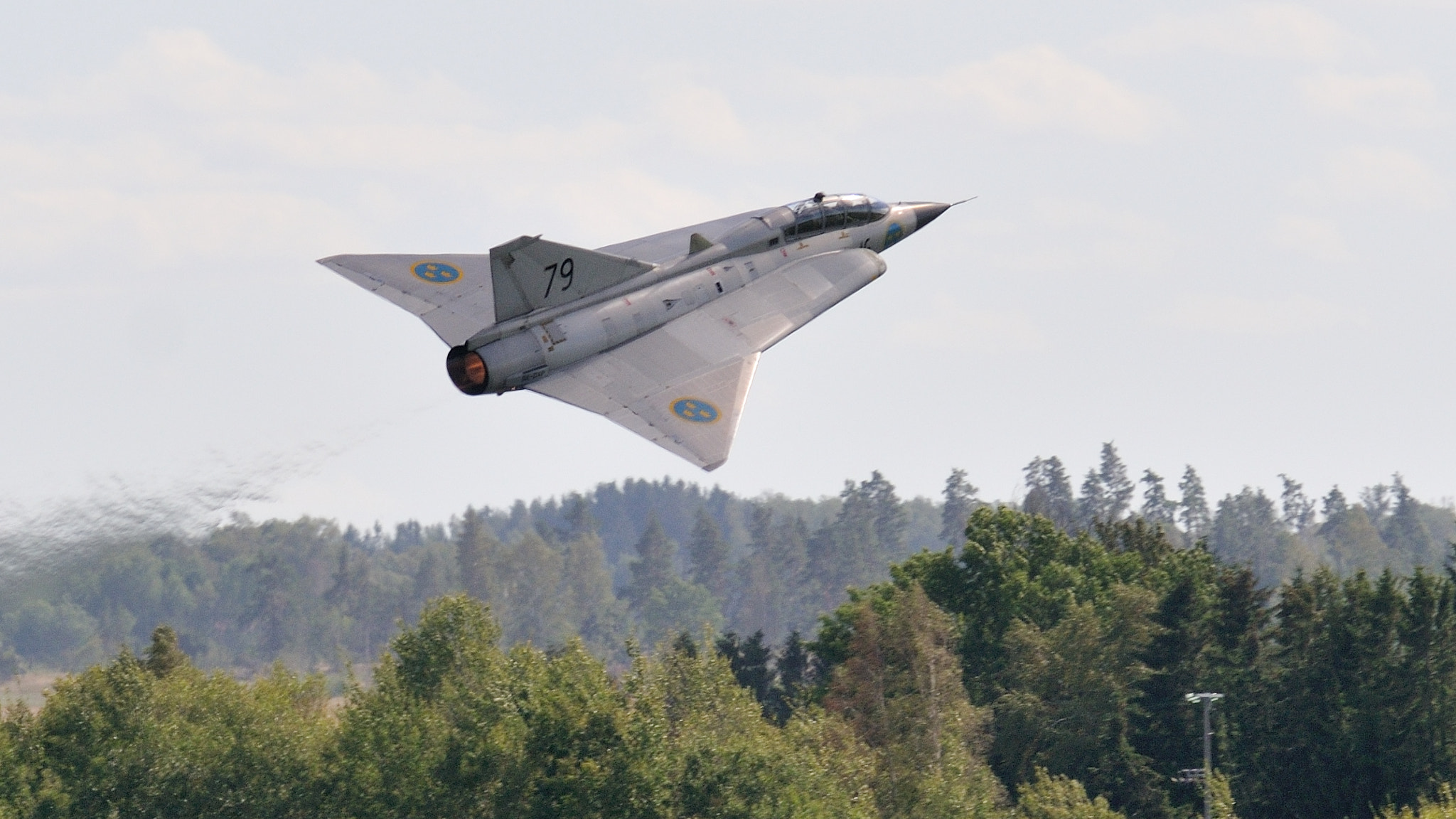 Nikon D300S sample photo. Saab 35 draken photography