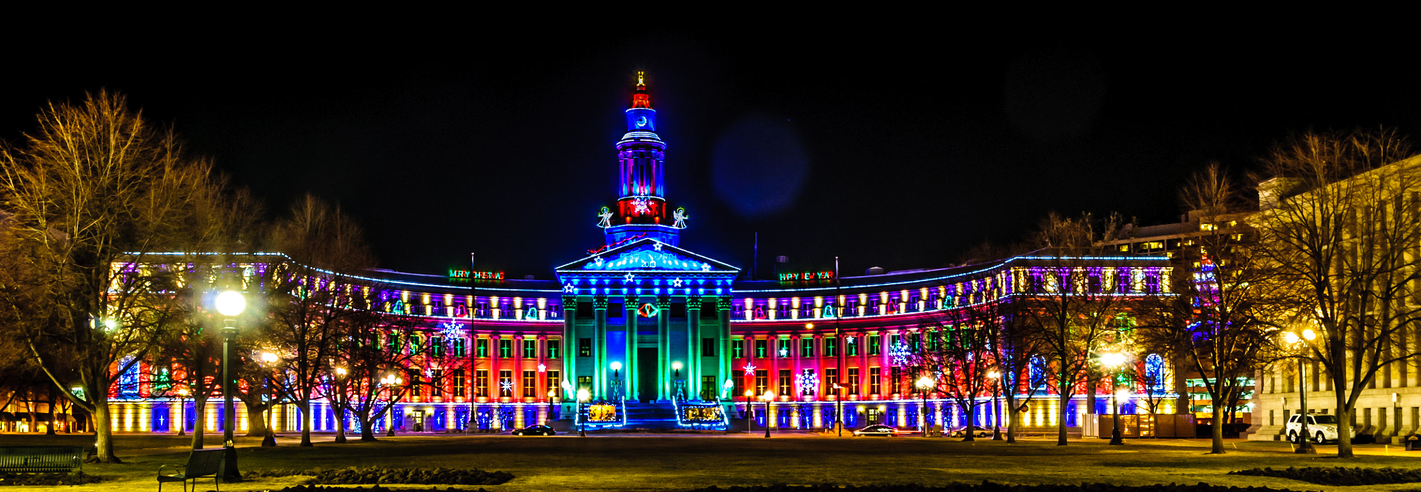 Nikon D300 sample photo. It's christmas time in the city photography