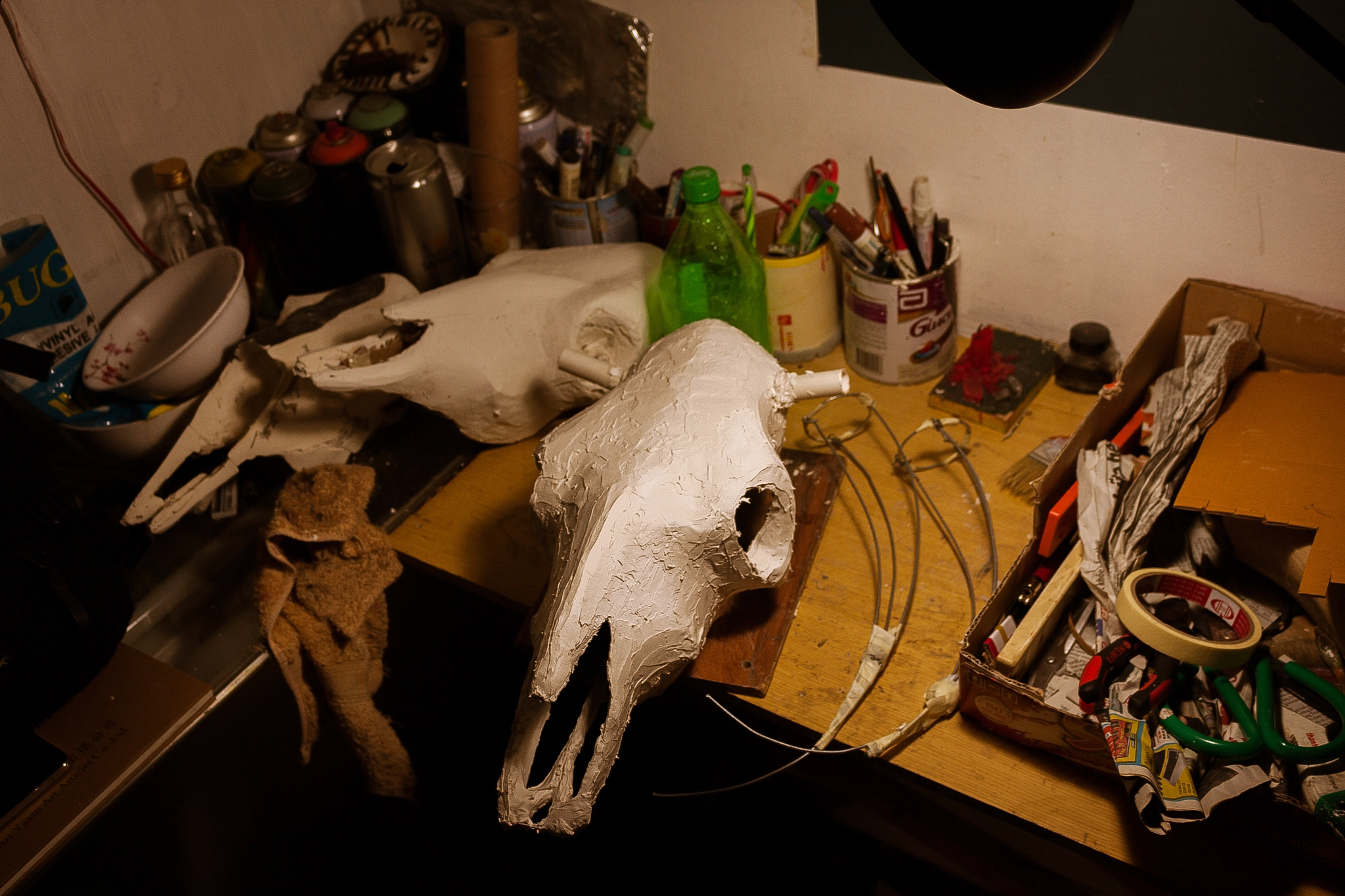 Canon EOS 40D sample photo. Handmade skull photography