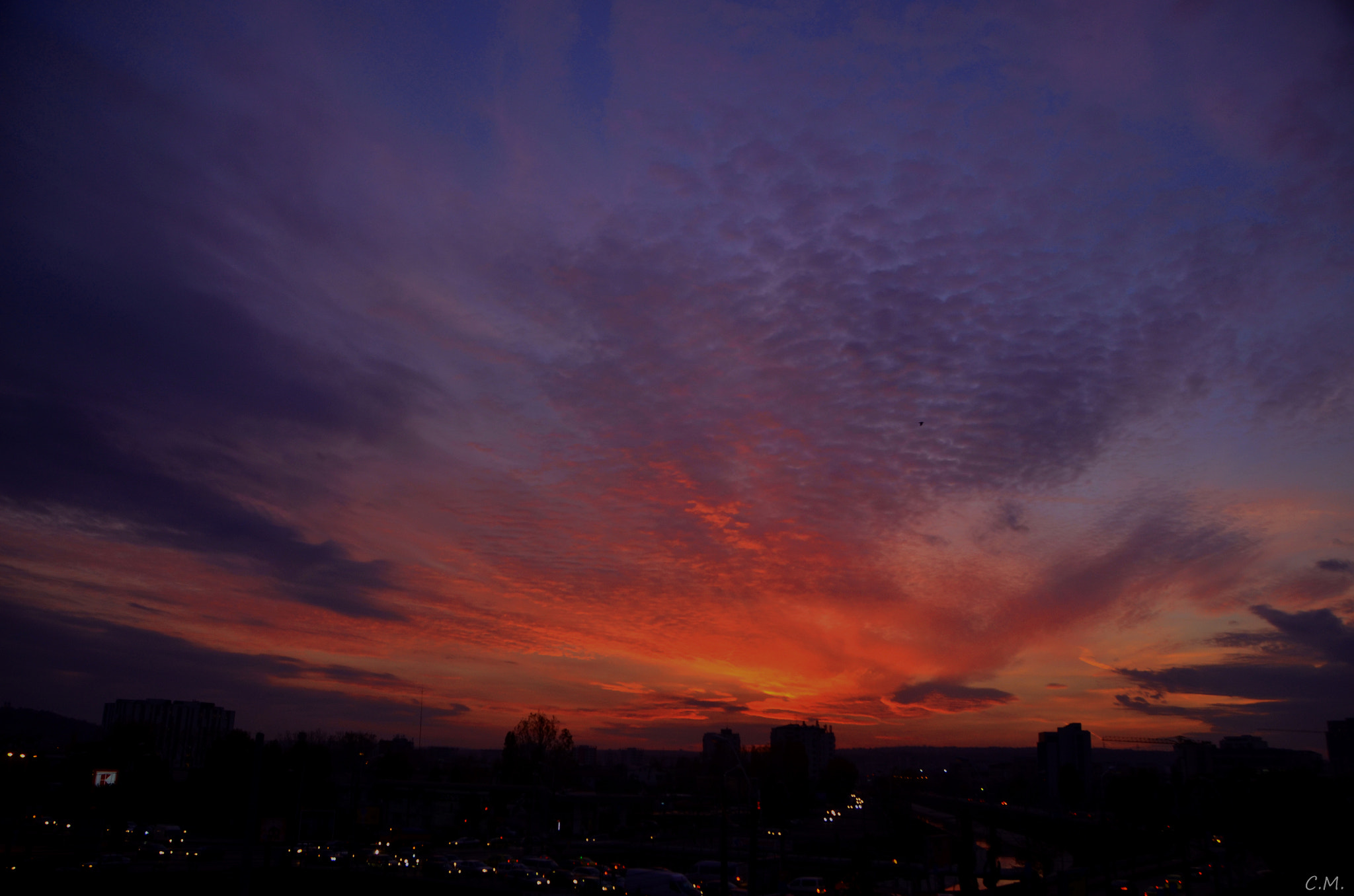 Sigma 18-200mm F3.5-6.3 II DC OS HSM sample photo. November sunset photography