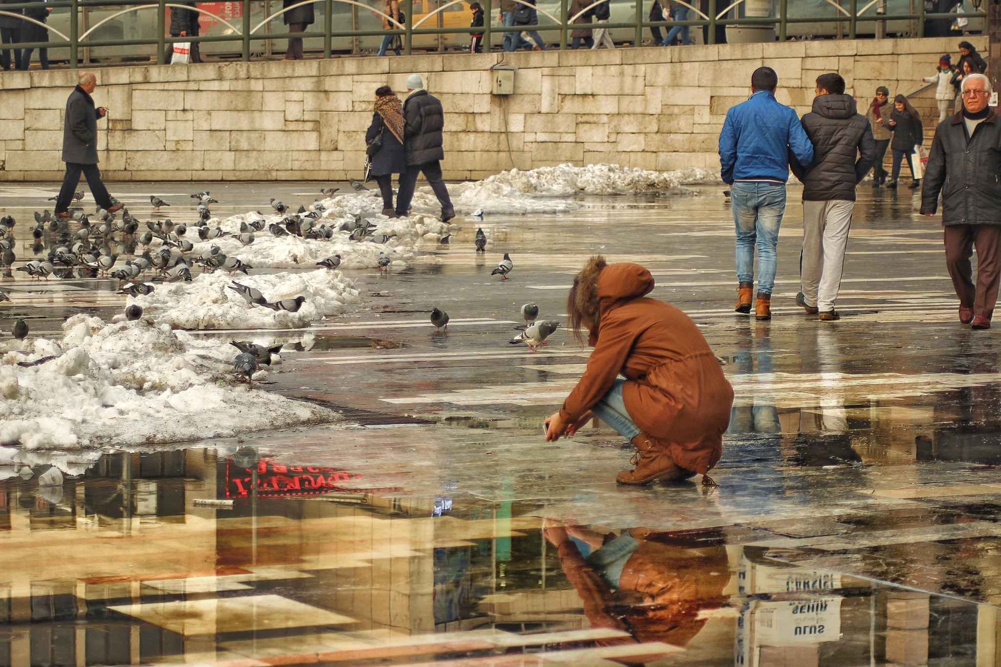 Canon EOS 600D (Rebel EOS T3i / EOS Kiss X5) sample photo. Winter & reflection photography