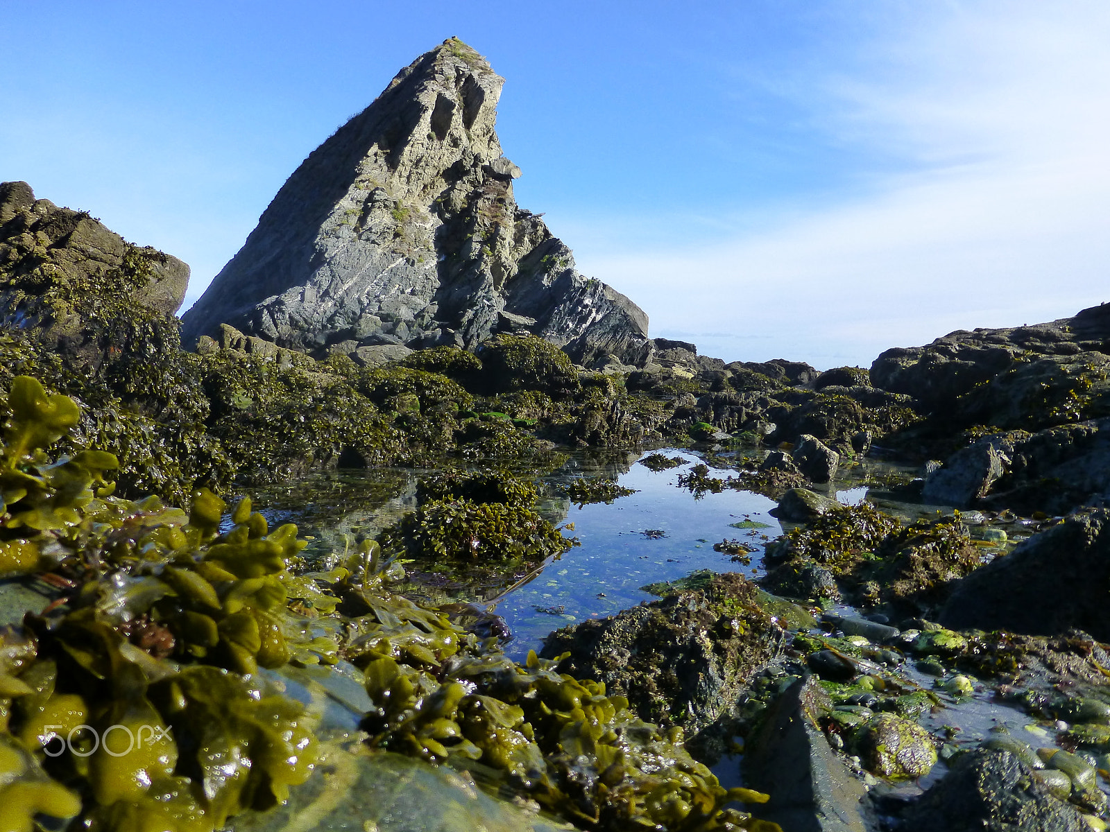 Panasonic Lumix DMC-ZS20 (Lumix DMC-TZ30) sample photo. Galician tide pool photography