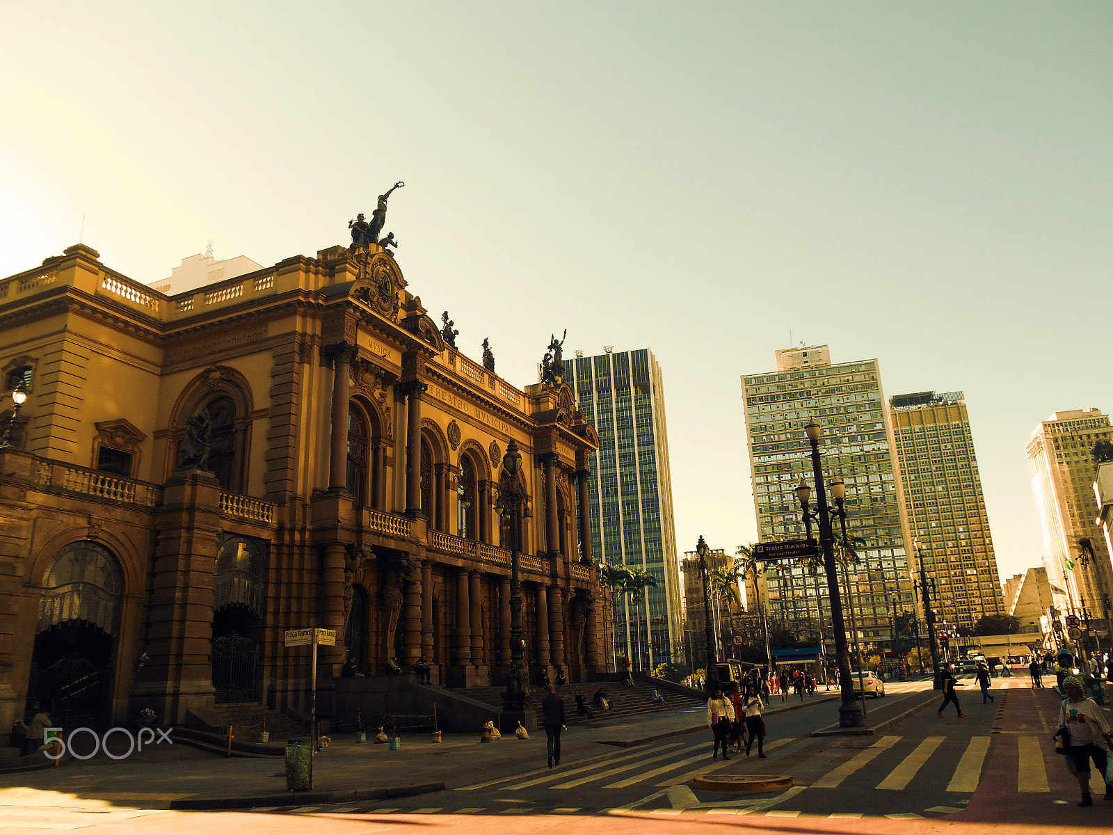 Nikon COOLPIX S3400 sample photo. Municipal theater of são paulo photography