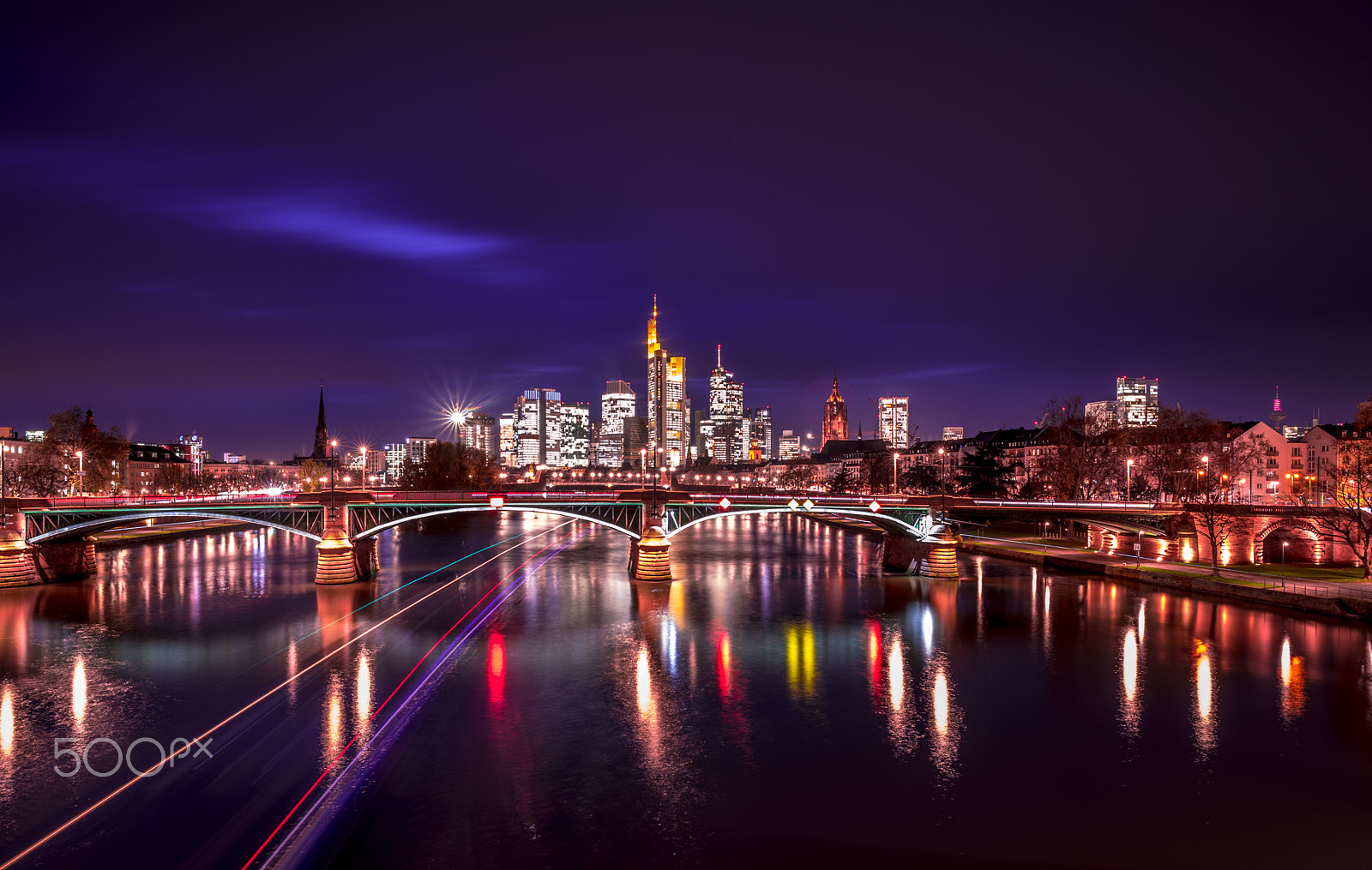 Nikon D750 + Nikon AF-S Nikkor 24mm F1.4G ED sample photo. Rainbow-ship / frankfurt am main photography