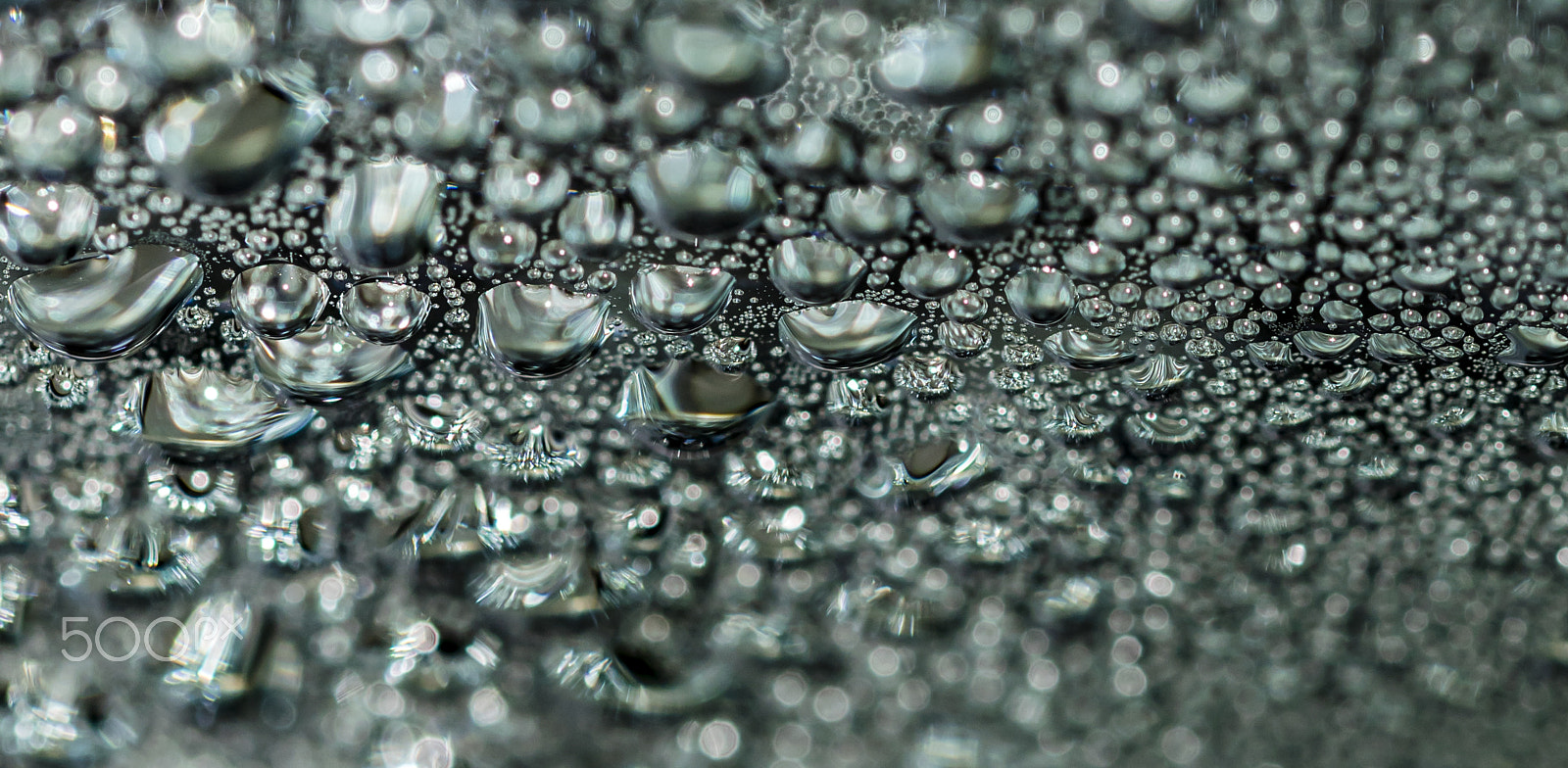 Nikon D5300 + Sigma 105mm F2.8 EX DG OS HSM sample photo. Abstract - water bubbles photography