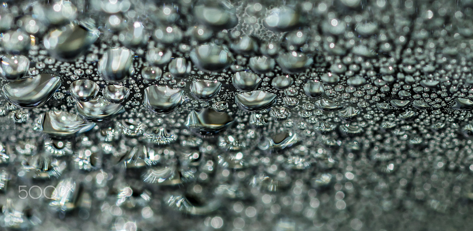 Sigma 105mm F2.8 EX DG OS HSM sample photo. Abstract - water bubbles photography