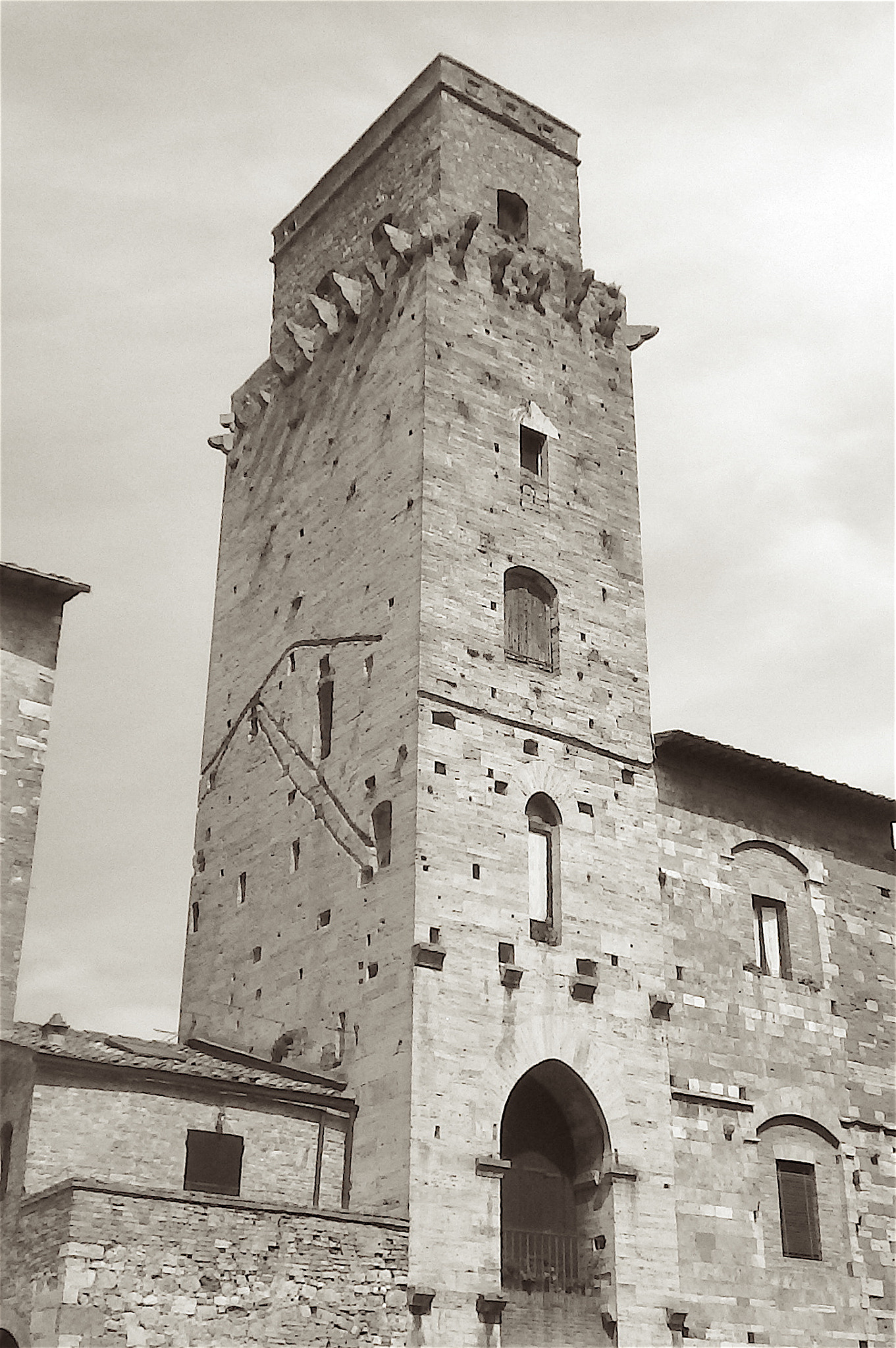 Olympus TG-850 sample photo. Tower photography