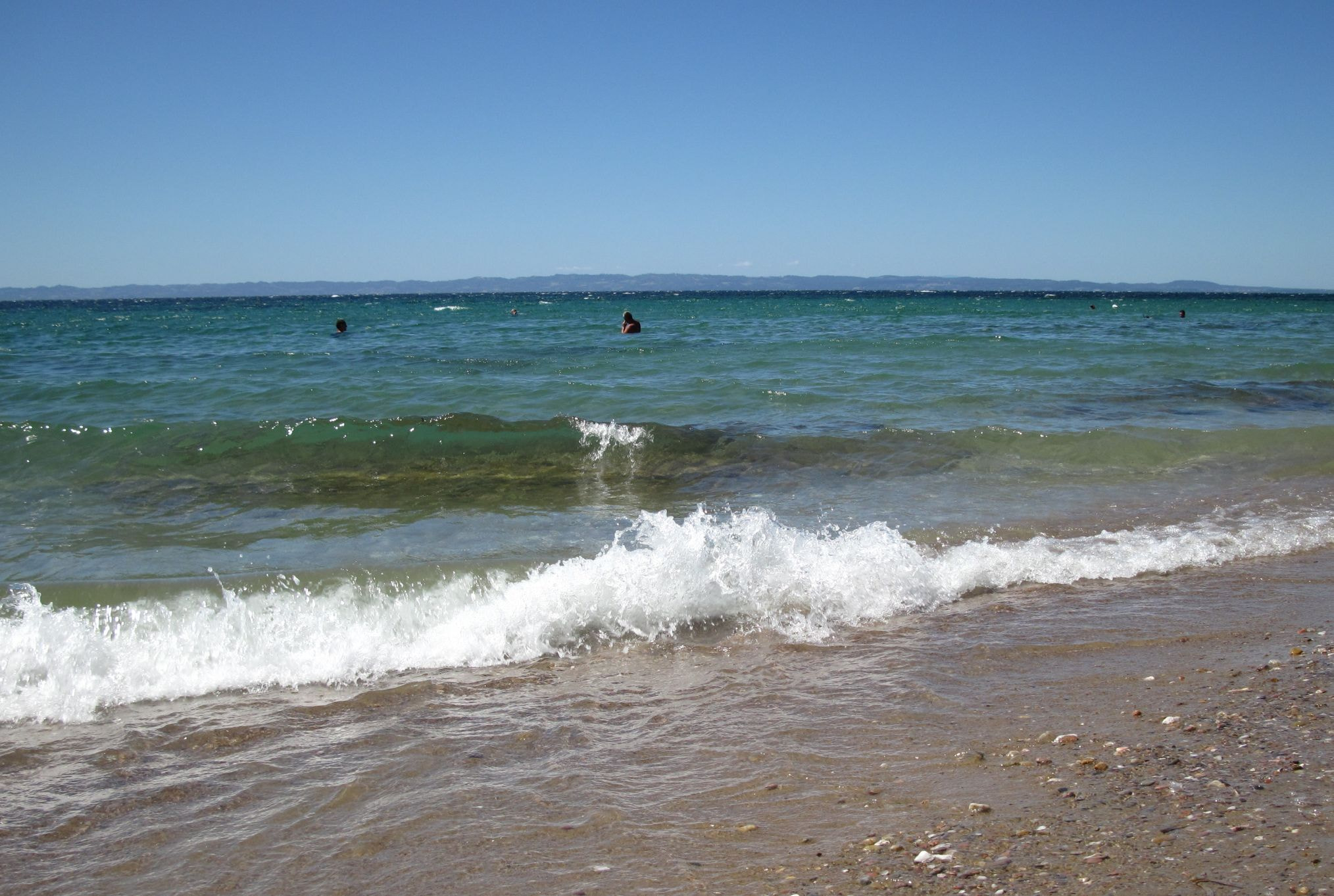 Canon PowerShot A2100 IS sample photo. Swimming in the crystal clear aegean sea photography