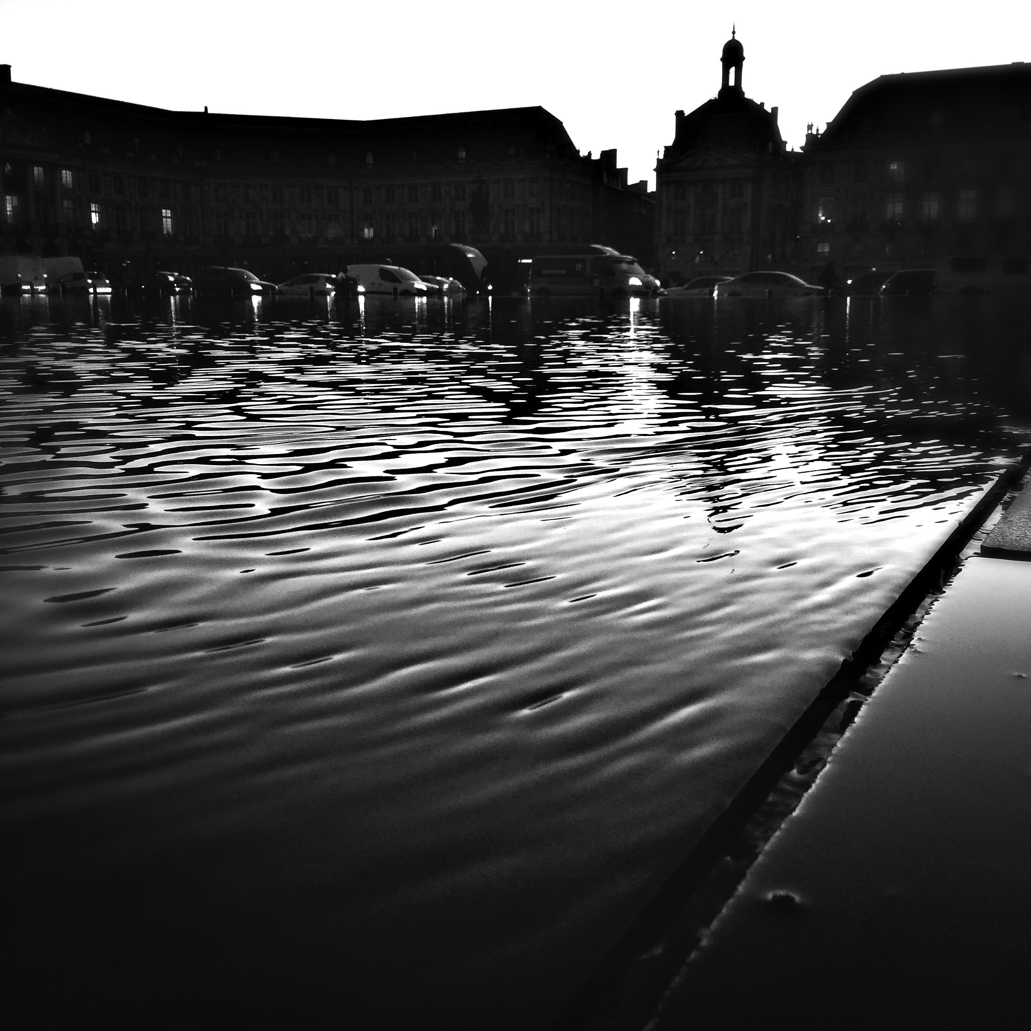 Hipstamatic 322 sample photo. Bordeaux, miroir d'eau / under the water photography