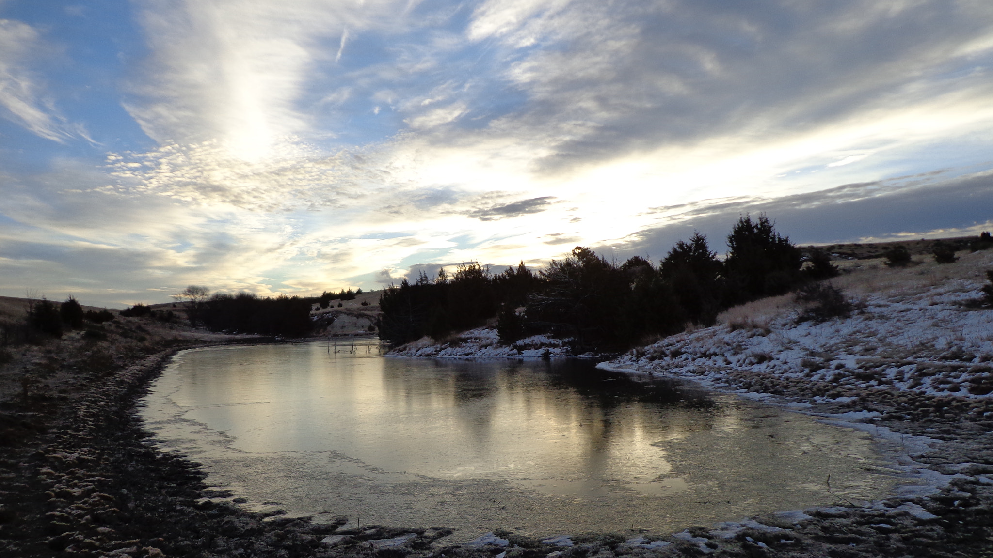 Sony DSC-W650 sample photo. Morning in south dakota photography