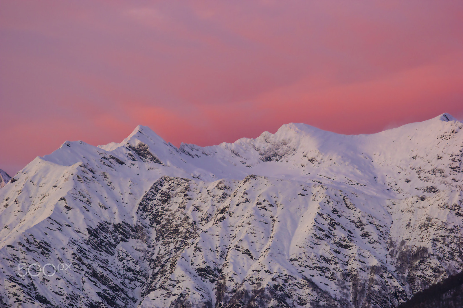 Canon EF 70-200mm F2.8L USM sample photo. Sunset in the mountains photography
