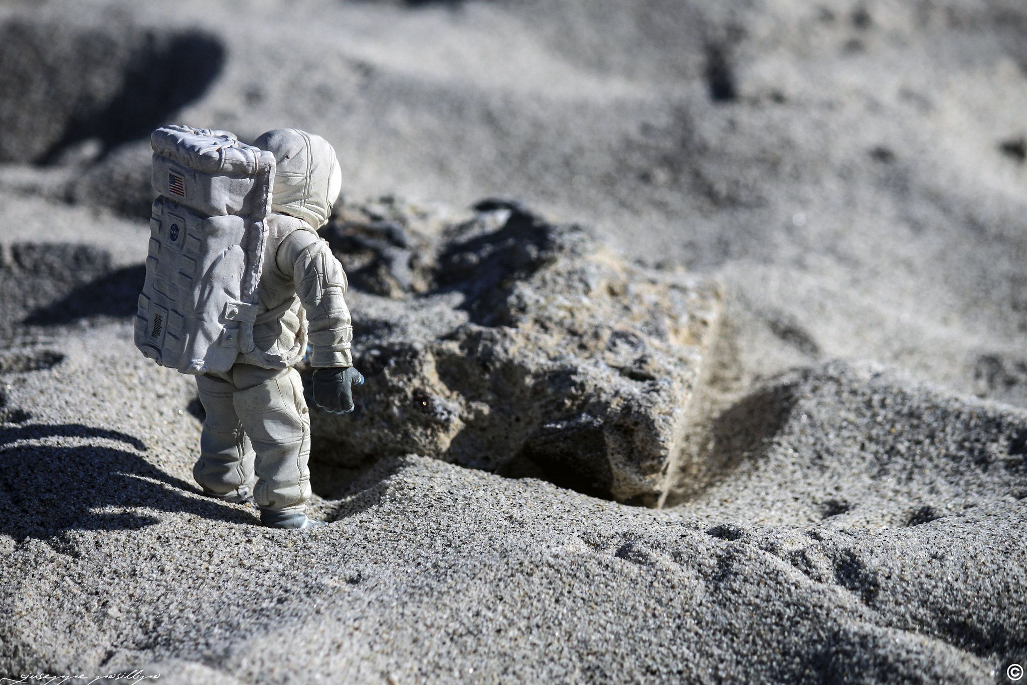 Canon EF-S 55-250mm F4-5.6 IS sample photo. Curious astronaut photography