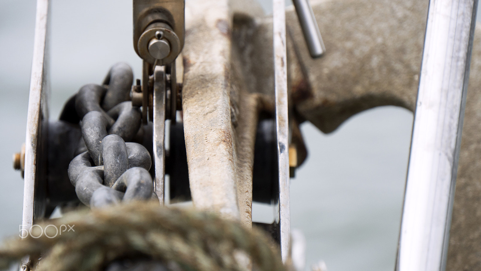 Panasonic Lumix DMC-GH4 sample photo. Stowed boat anchor photography