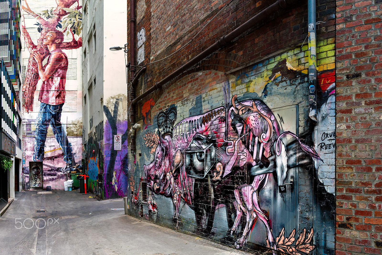 Voigtlander SUPER WIDE-HELIAR 15mm F4.5 III sample photo. Melbourne cbd -  duckboard place photography