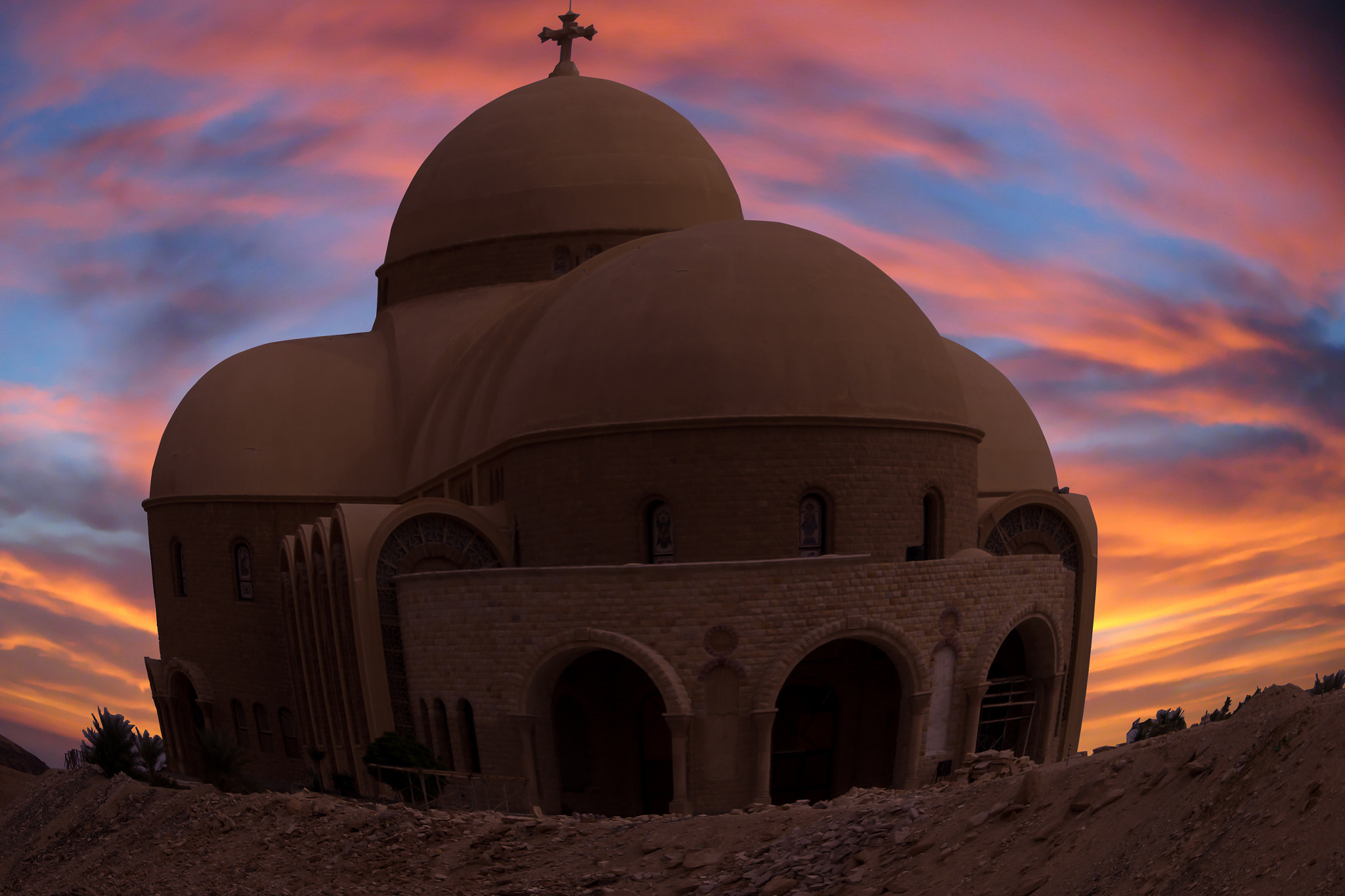 Canon EF-S 18-55mm F3.5-5.6 III sample photo. Monastery of saint paul photography