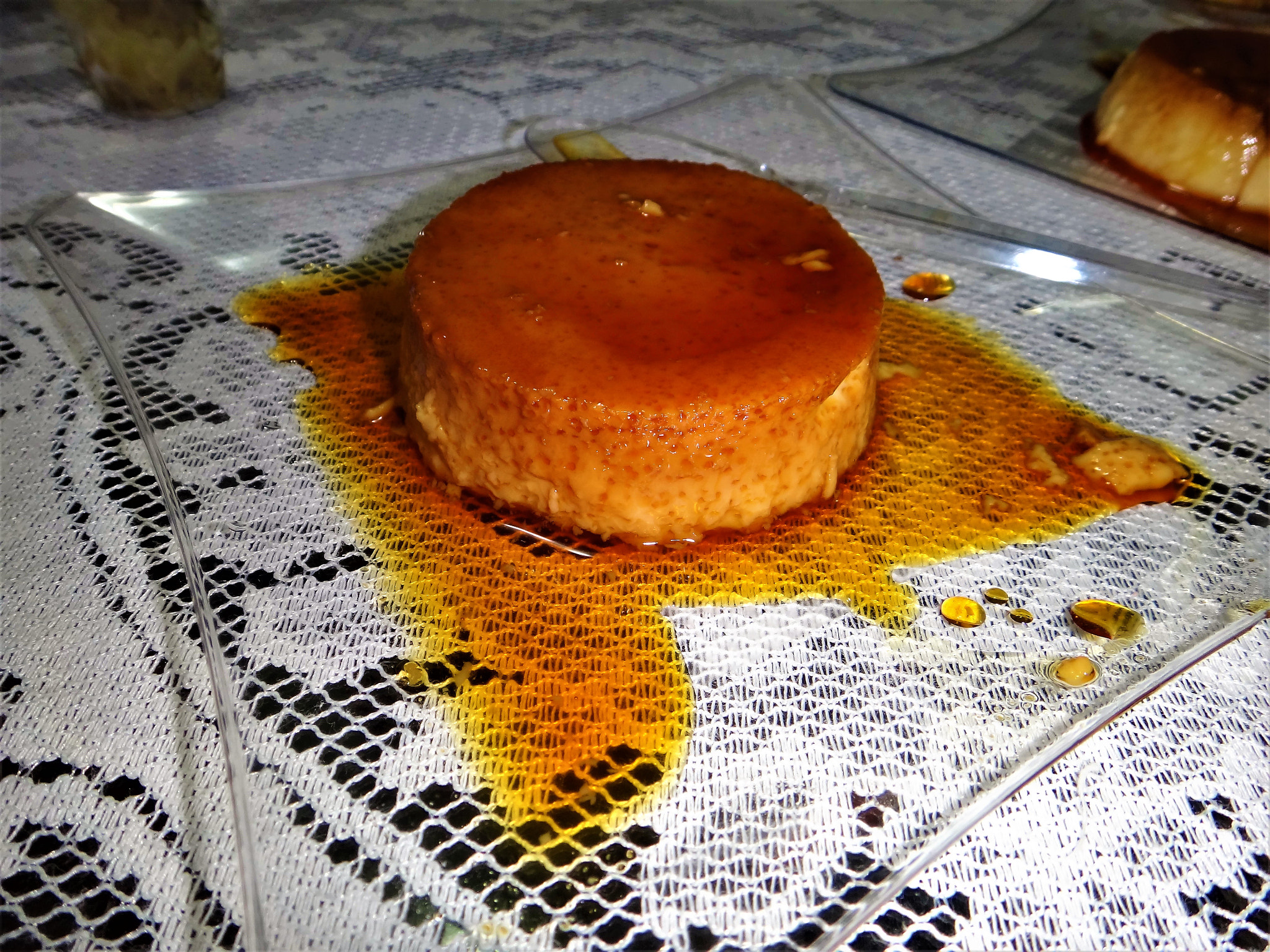 Sony DSC-TX100V sample photo. Homemade pudding photography