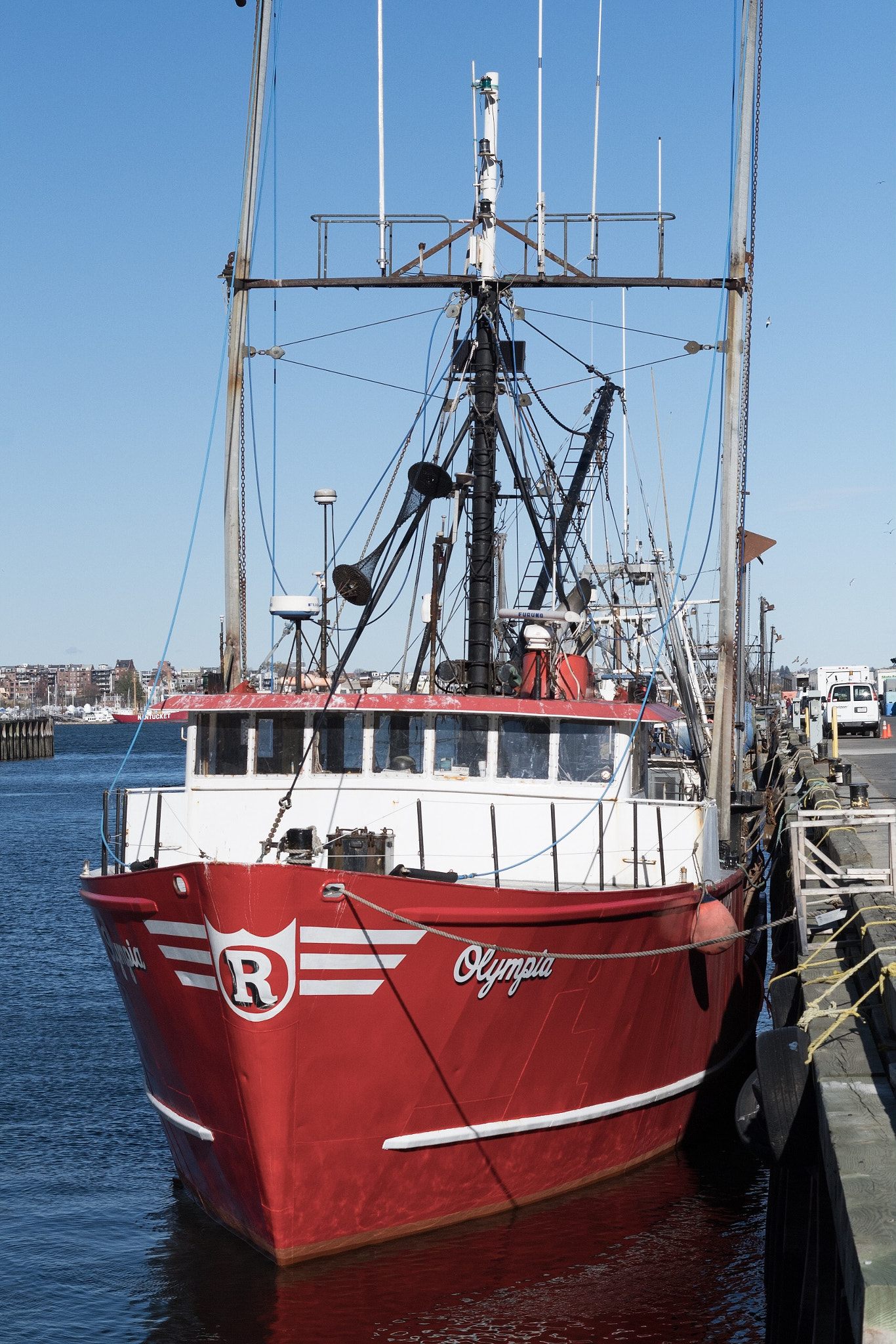Pentax K-S2 sample photo. The trawler olympia in boston photography