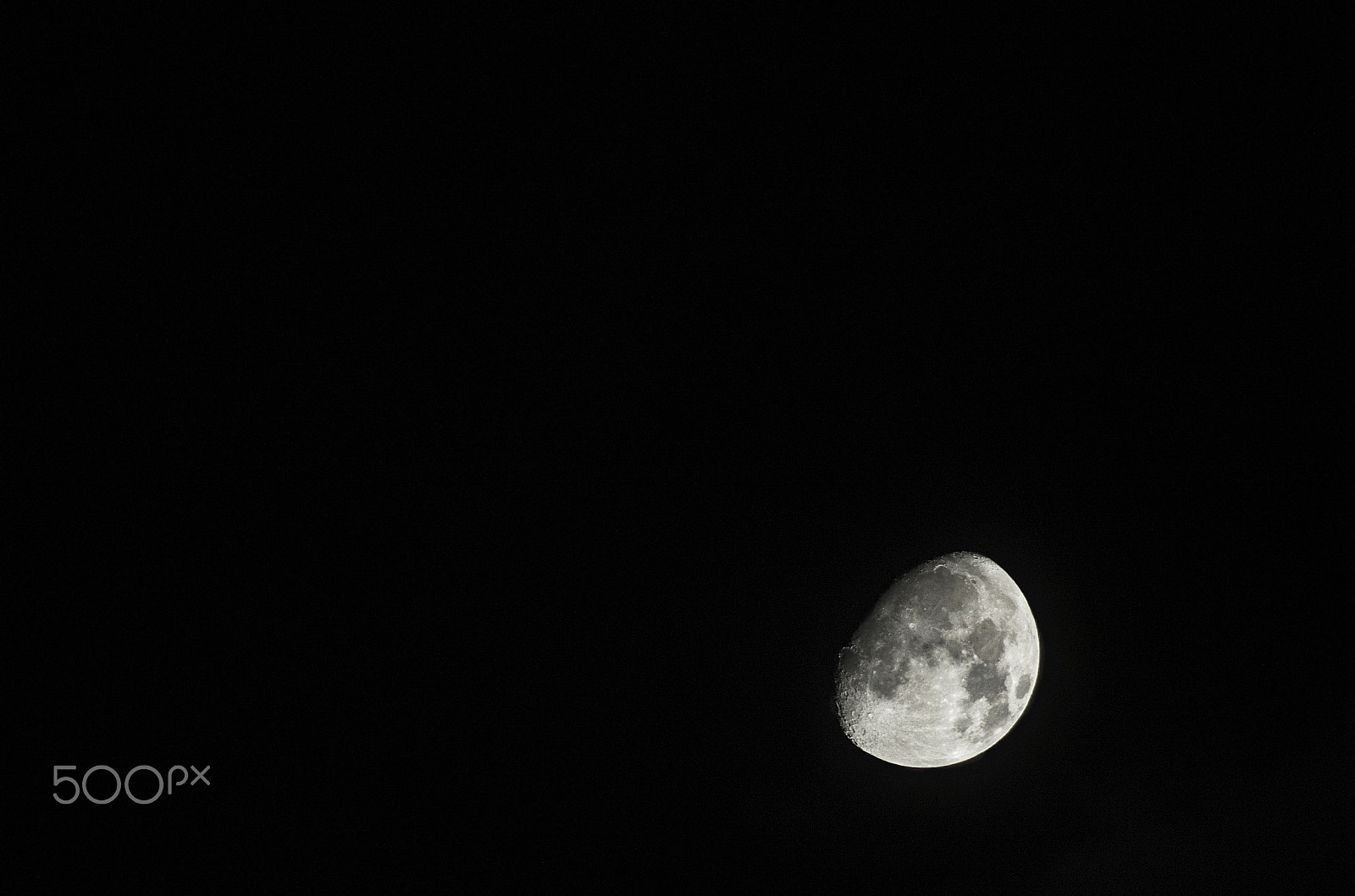 Pentax K-30 sample photo. Moon photography