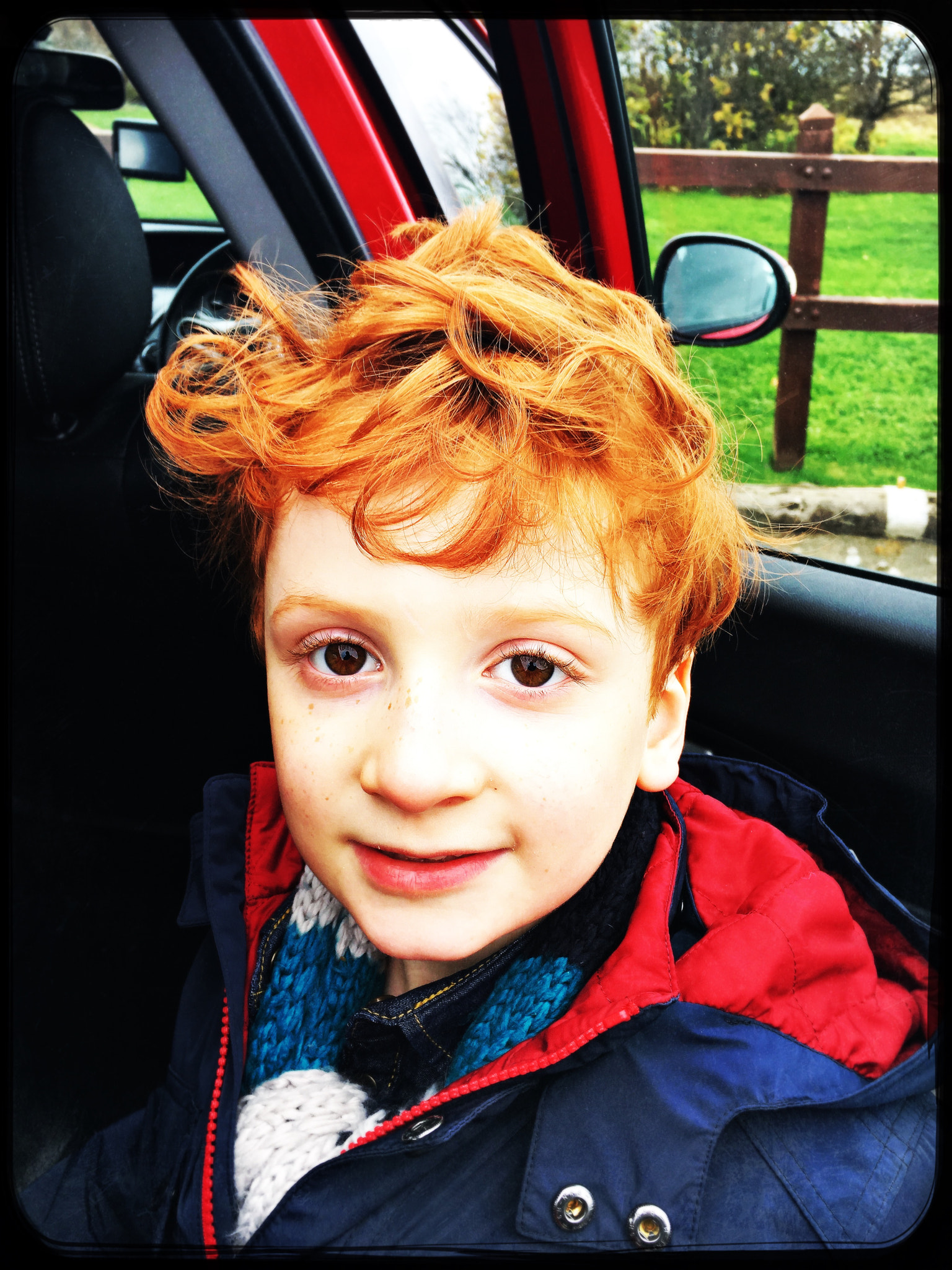 Hipstamatic 322 sample photo. The scottish boy photography