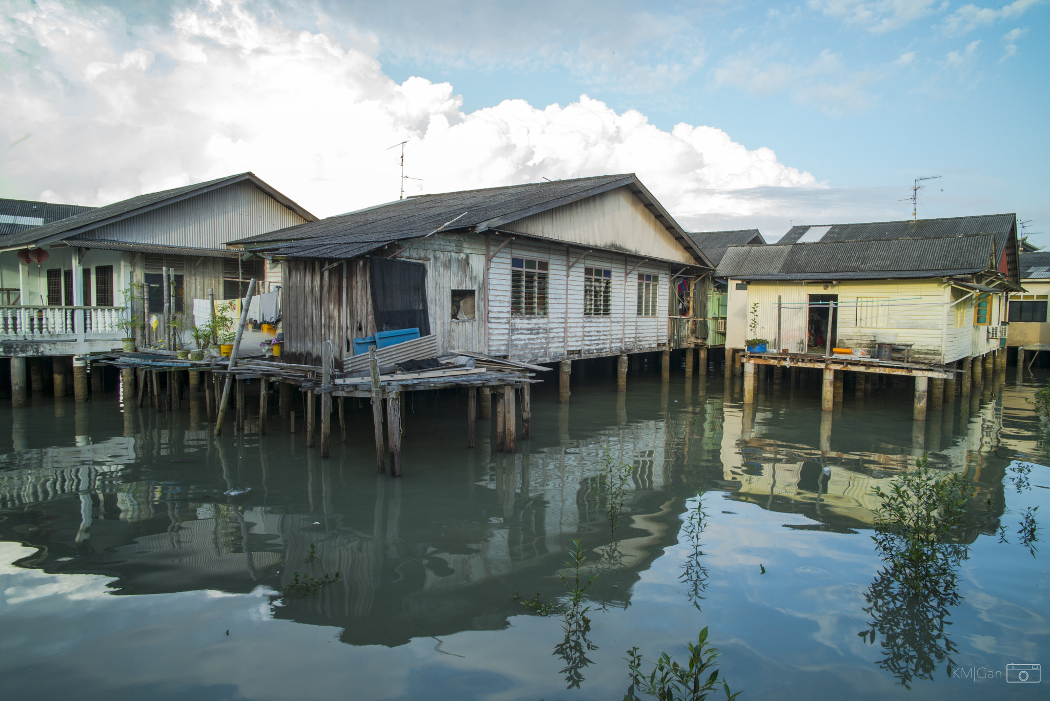 Leica Summilux-M 21mm F1.4 Asph sample photo. Kukup -stilt houses photography