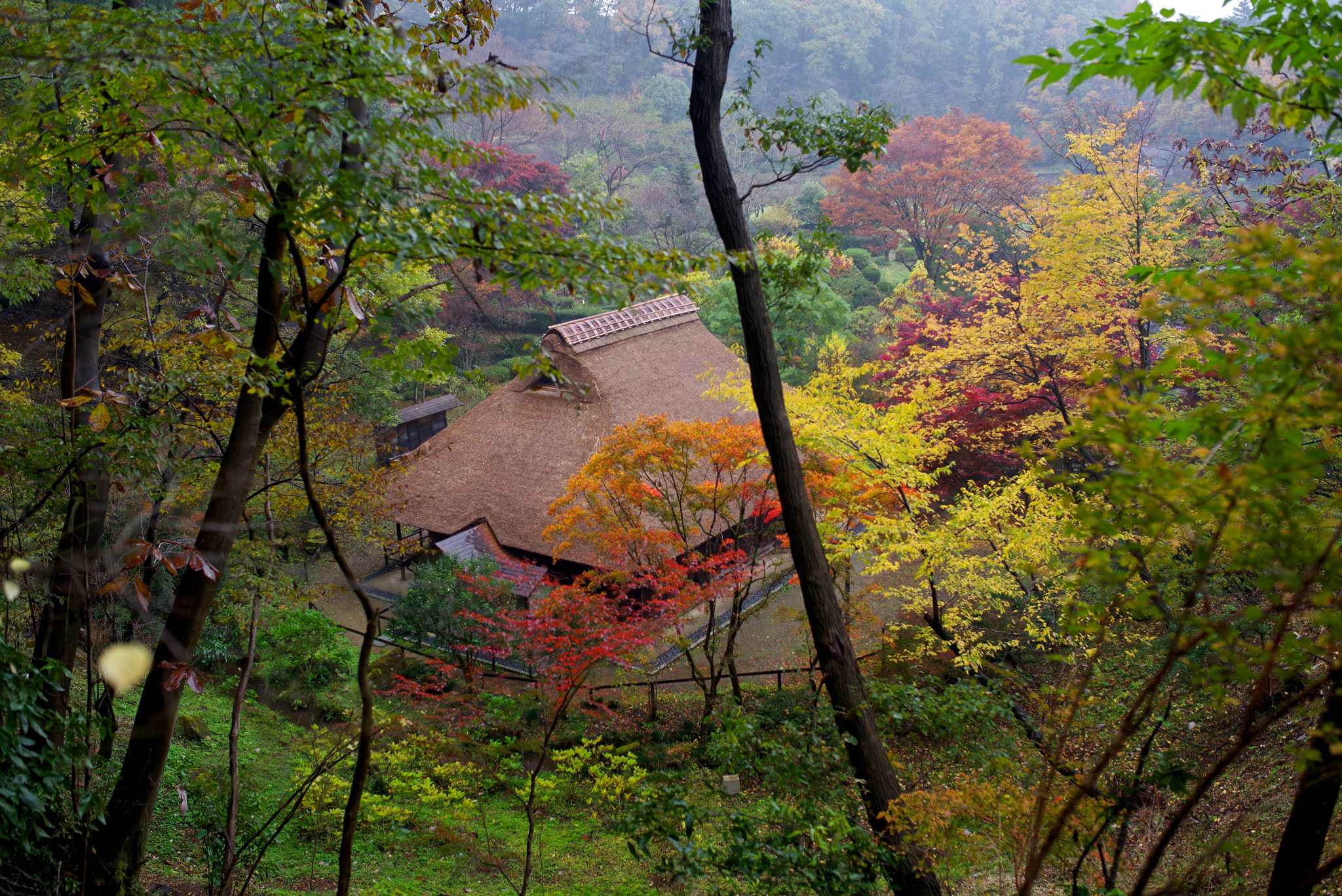 Pentax K-1 sample photo. Japanese old house photography