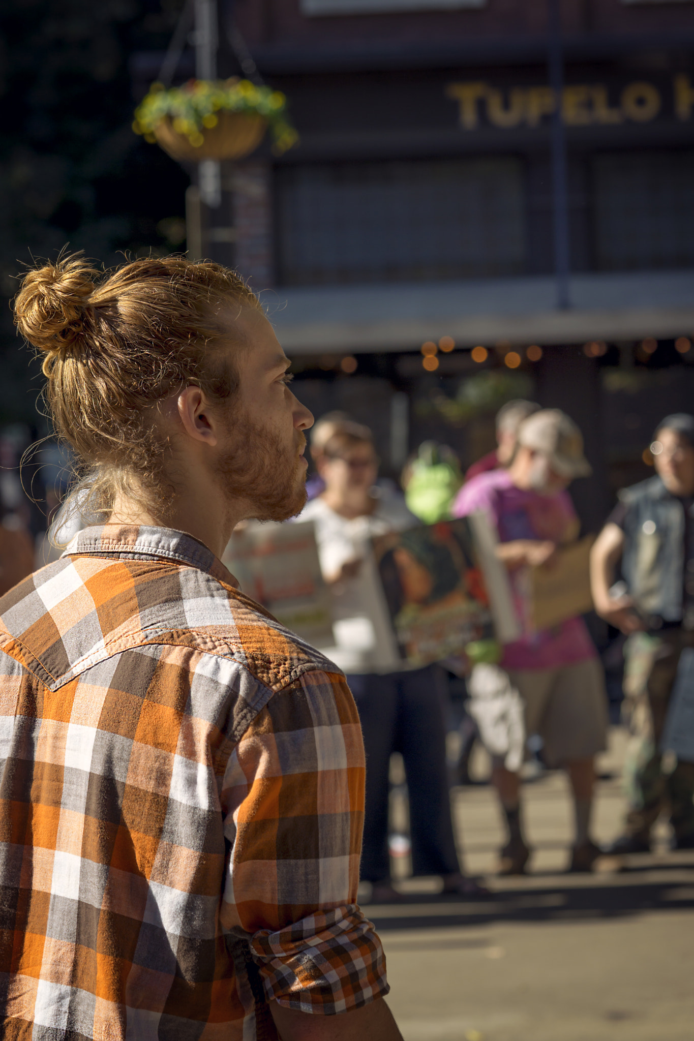 Sony a6000 + Sony FE 90mm F2.8 Macro G OSS sample photo. Protesters gathering 11 photography