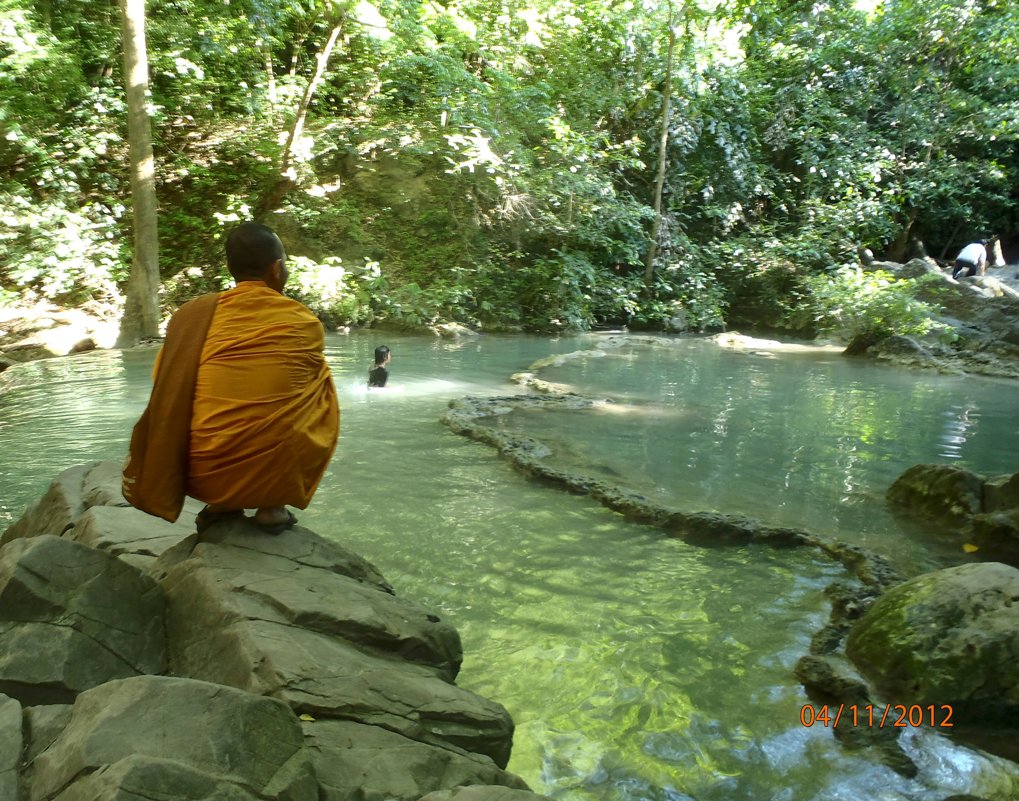 Olympus TG-810 sample photo. Thai buddhist monk photography