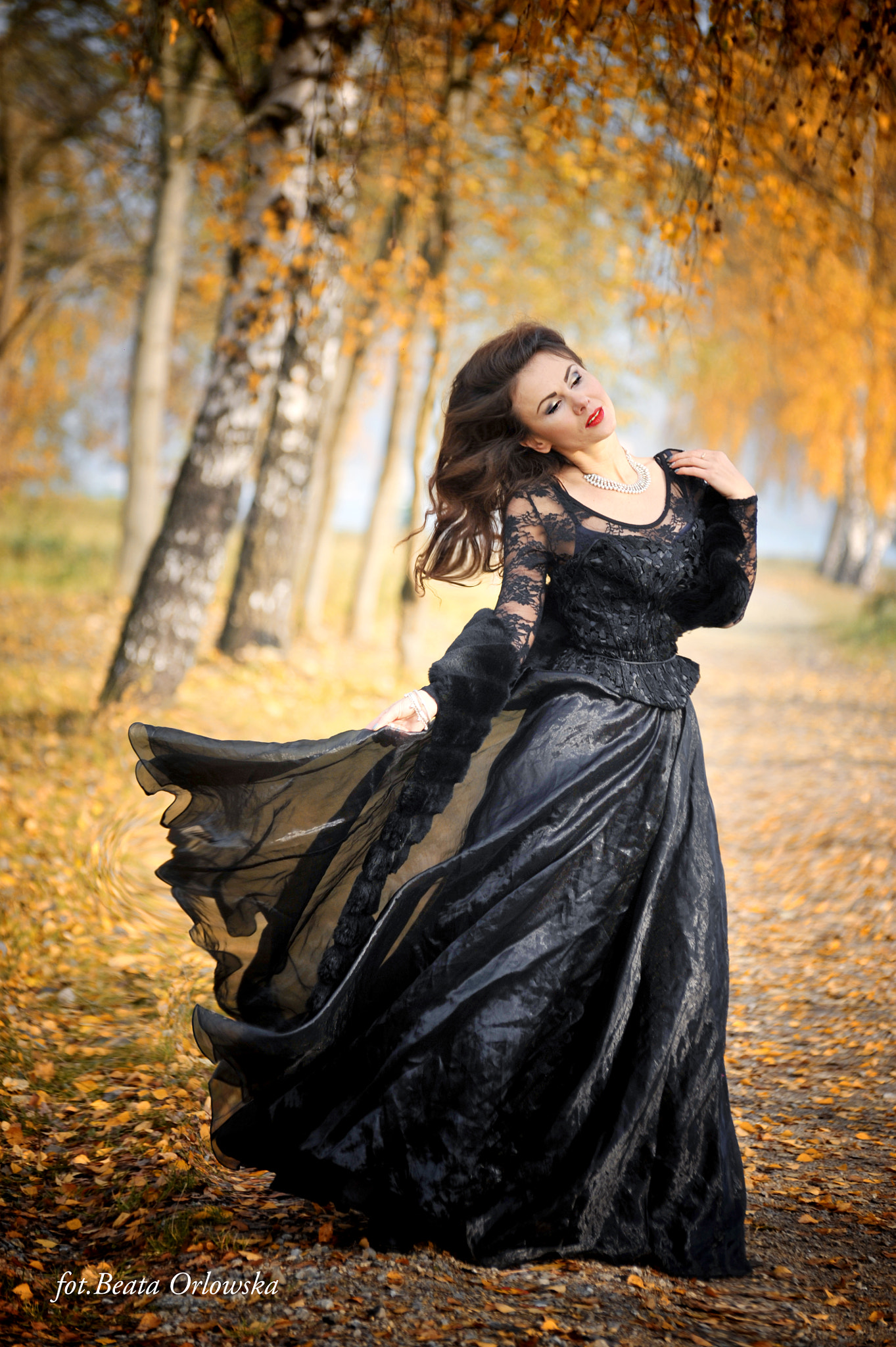 Nikon D3 sample photo. Autumn girl photography