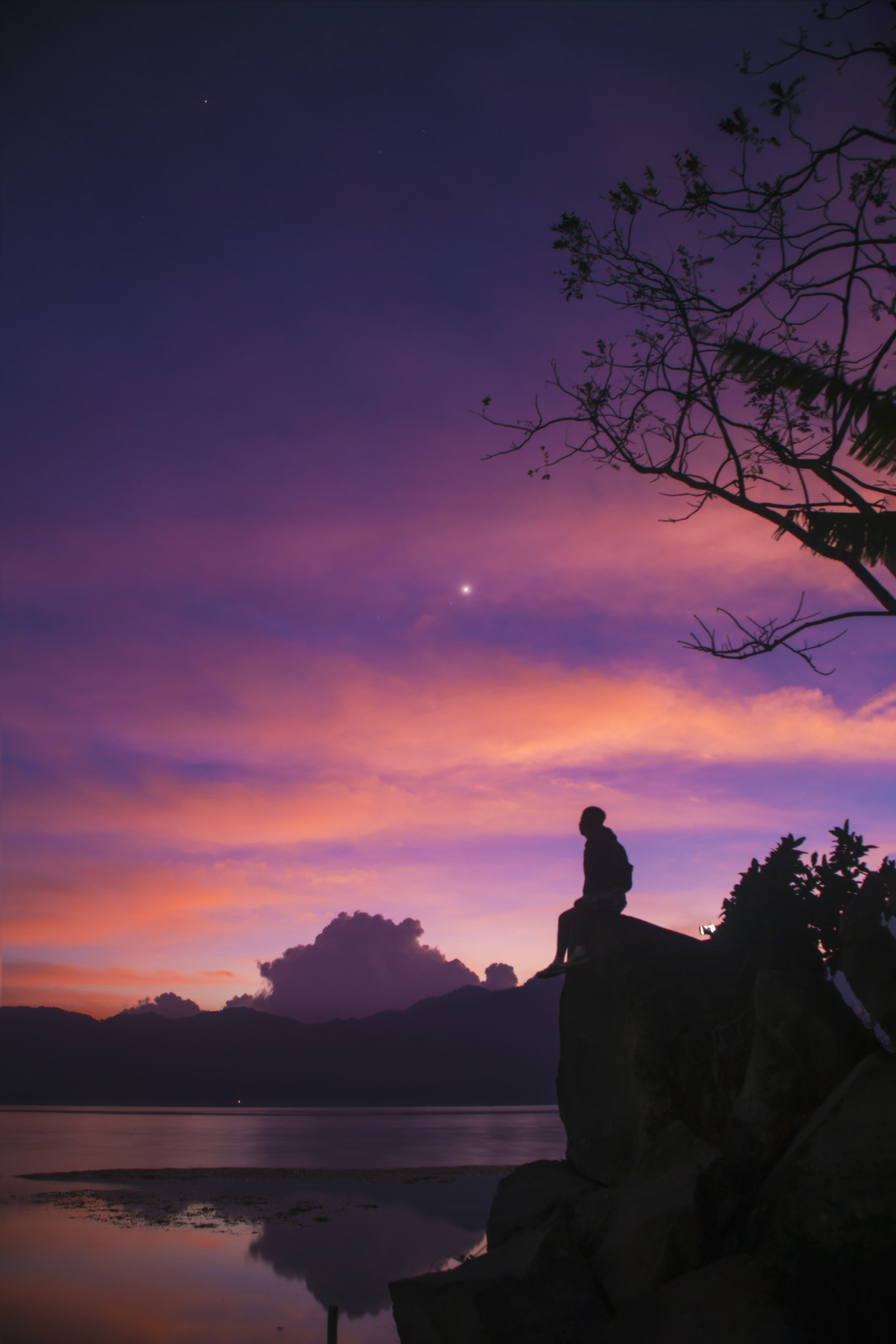 Canon EF 28-105mm f/3.5-4.5 USM sample photo. Evening star photography