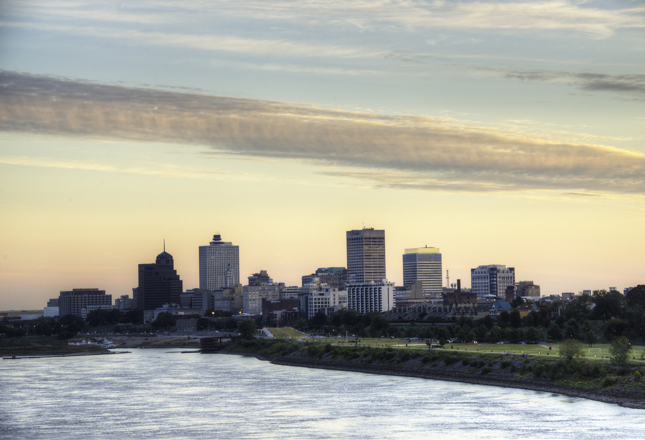 Nikon D800 sample photo. Memphis skyline photography