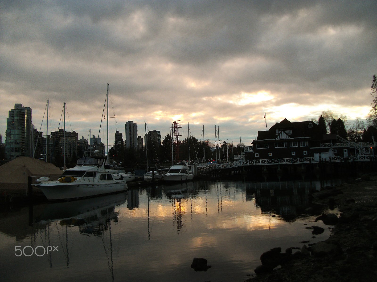 Fujifilm A220 A230 sample photo. Boat in harbour photography