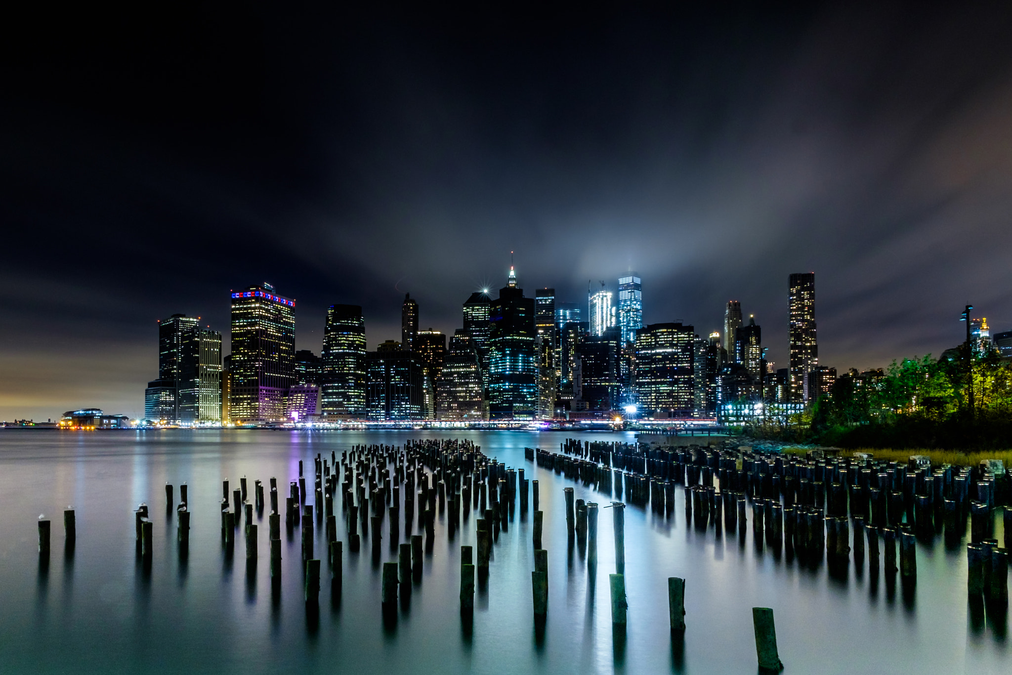 Fujifilm X-T10 sample photo. Nightscape manhattan, nyc photography