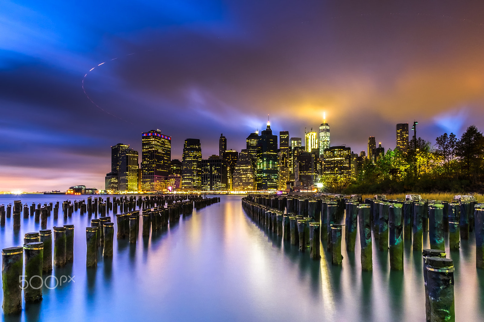 Fujifilm X-T10 + ZEISS Touit 12mm F2.8 sample photo. Nightscape manhattan, nyc photography