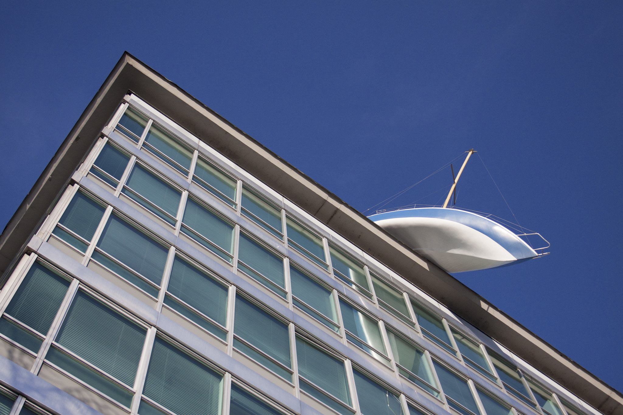 Canon EF-S 18-55mm F3.5-5.6 II sample photo. Ship in a sea of blue sky ii. photography