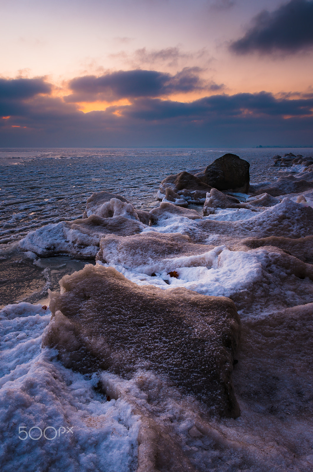 Sigma 17-50mm F2.8 EX DC HSM sample photo. Frozen beach photography
