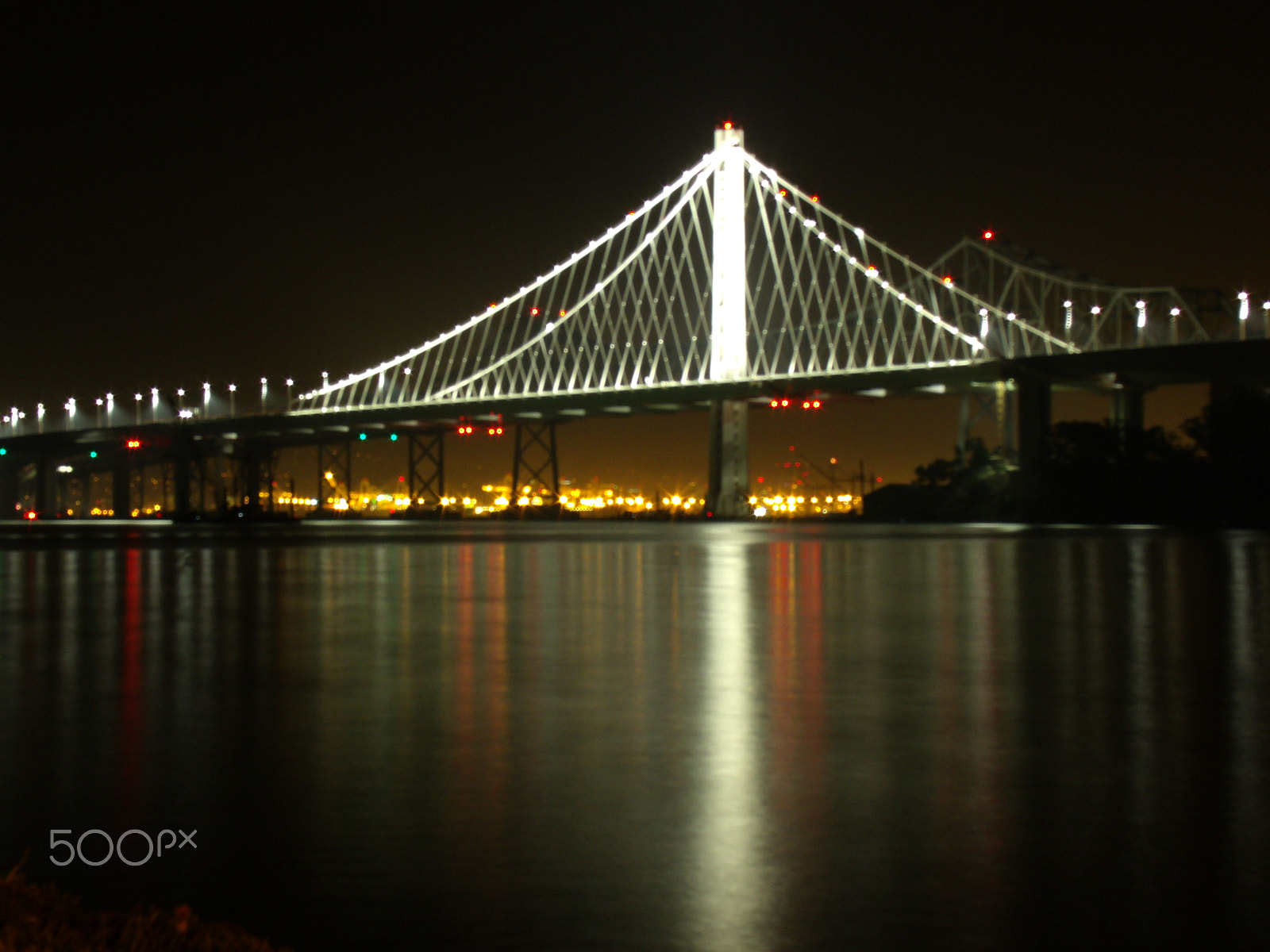 GENERAL IMAGING CO. X400 sample photo. Oakland bay bridge photography