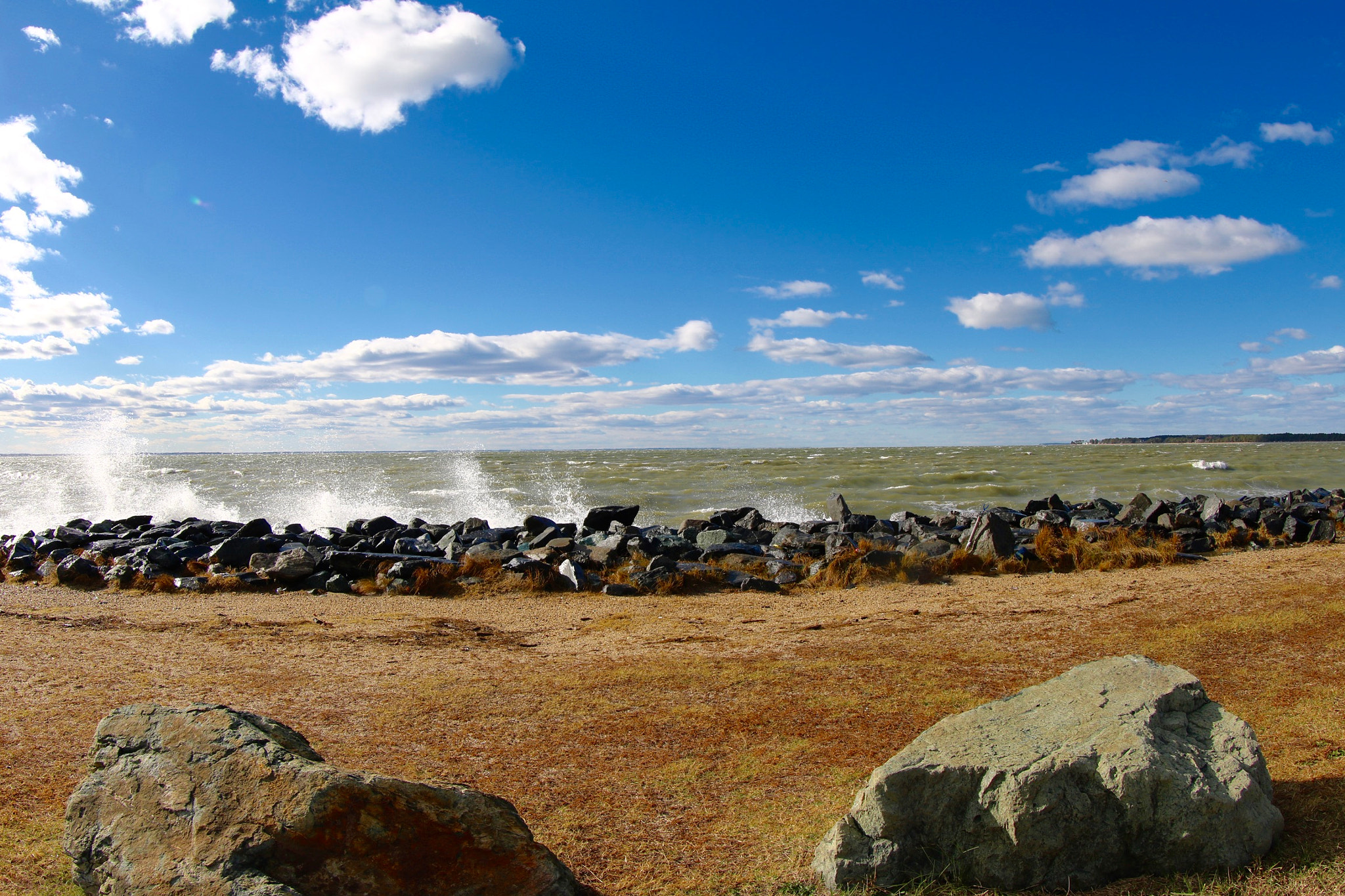 Canon EOS 750D (EOS Rebel T6i / EOS Kiss X8i) + Canon EF 8-15mm F4L Fisheye USM sample photo. Point lookout photography