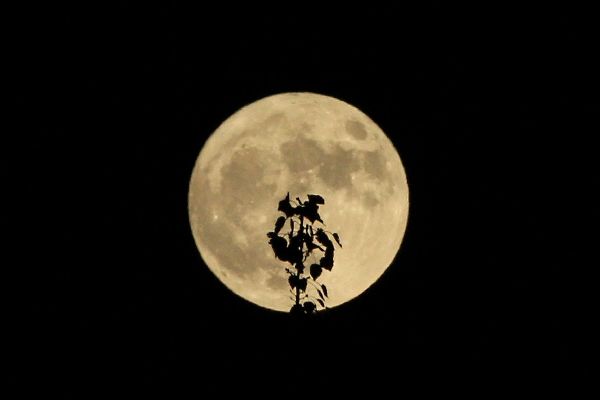 Canon EF 70-200mm F2.8L IS II USM sample photo. Super moon photography
