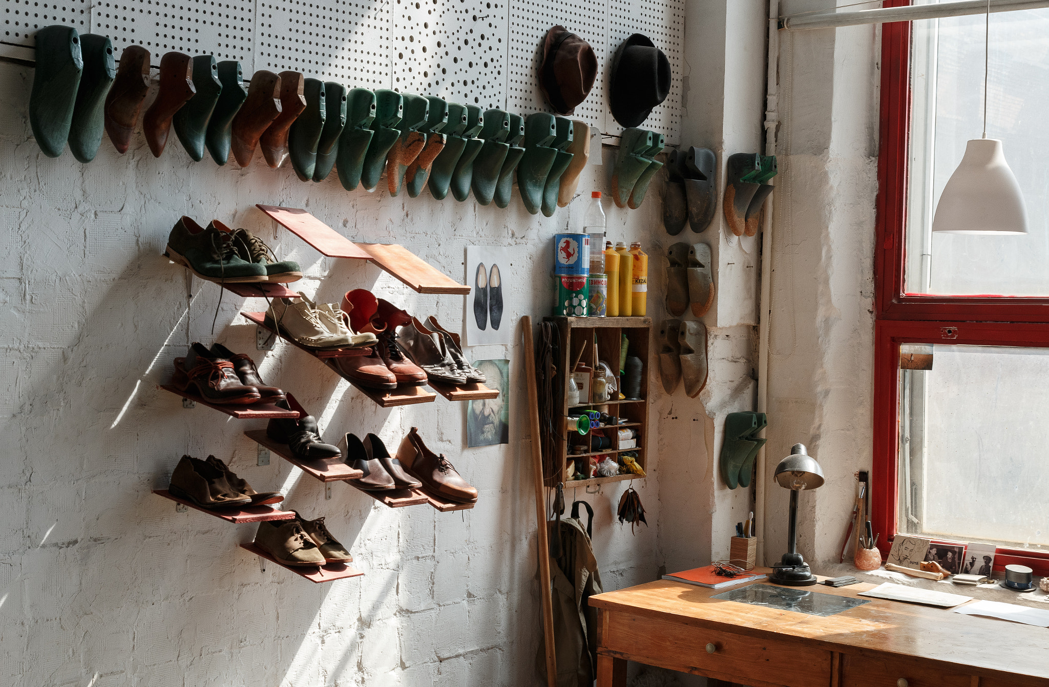 Shoemaker's workspace