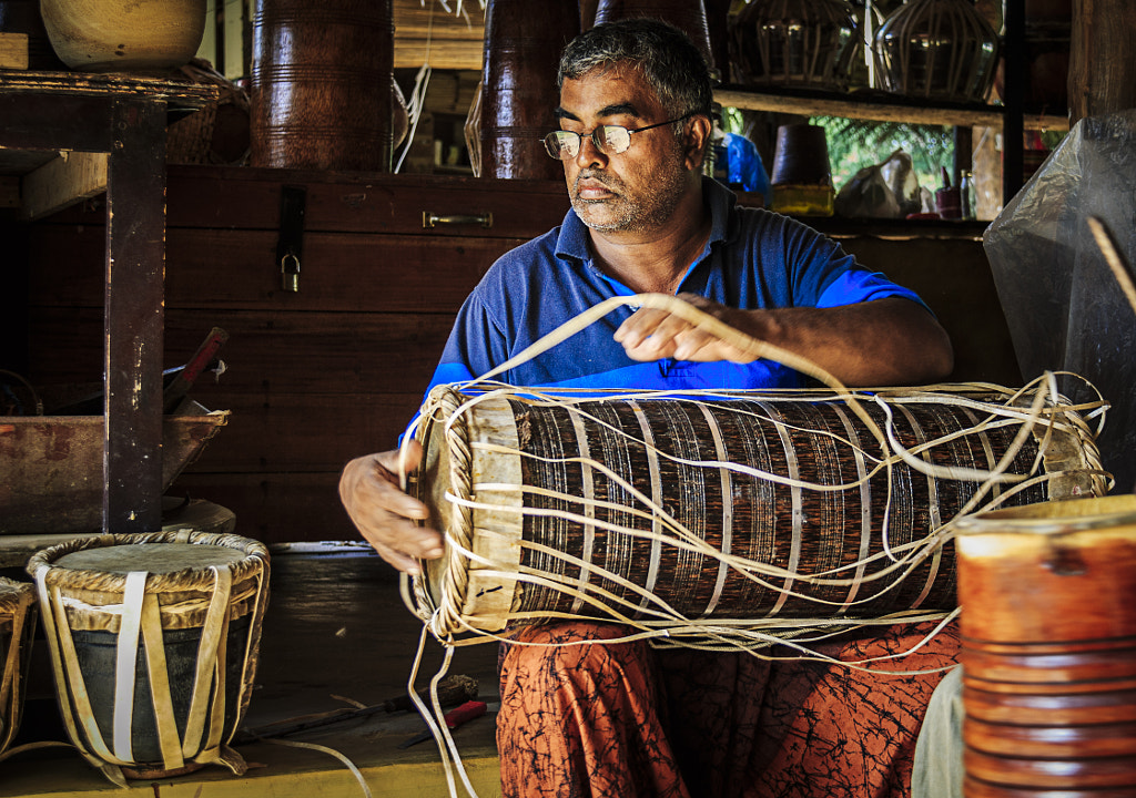 Sri Lankan Drum Makers, Battaramulla #6 by Son of the Morning Light on 500px.com