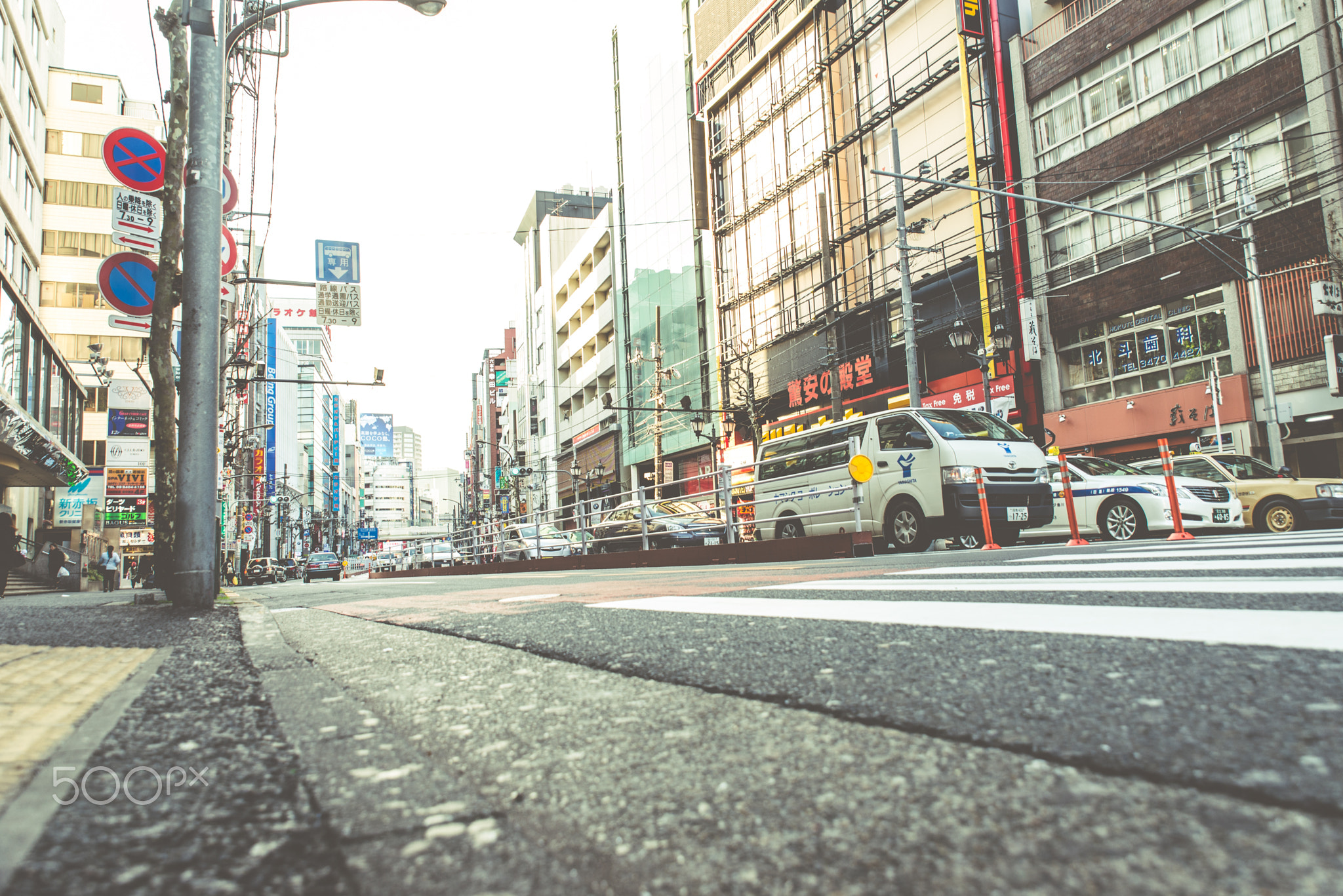 Tokyo, roppongi. February 9, 2015. Roppongi hills district.Roppo